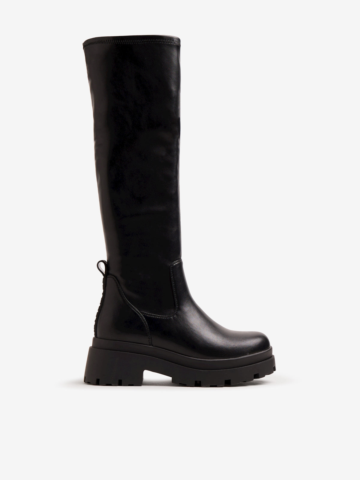 botas planas Mujer negro 01