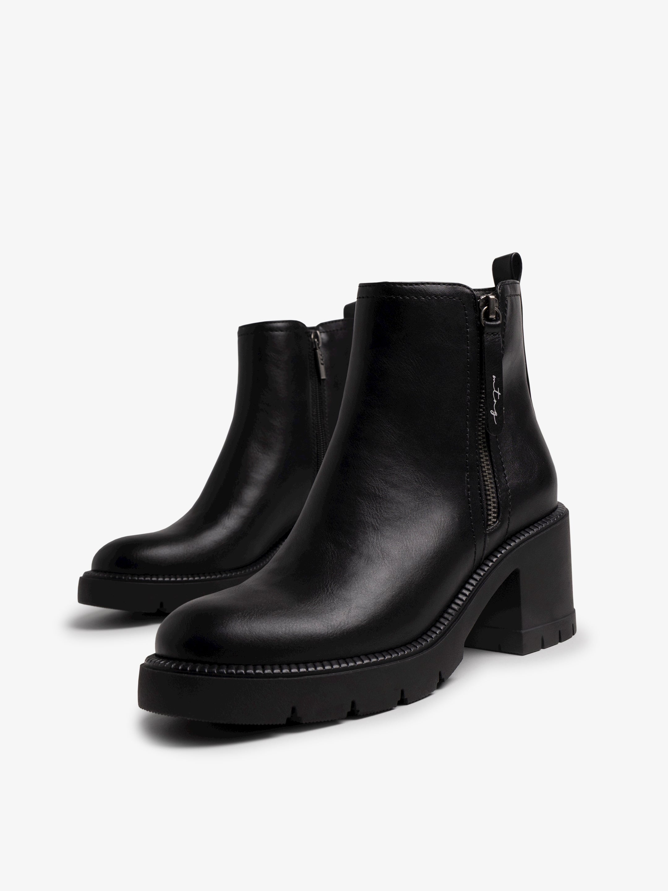 botines de tacón Mujer Botines de mujer negro 04