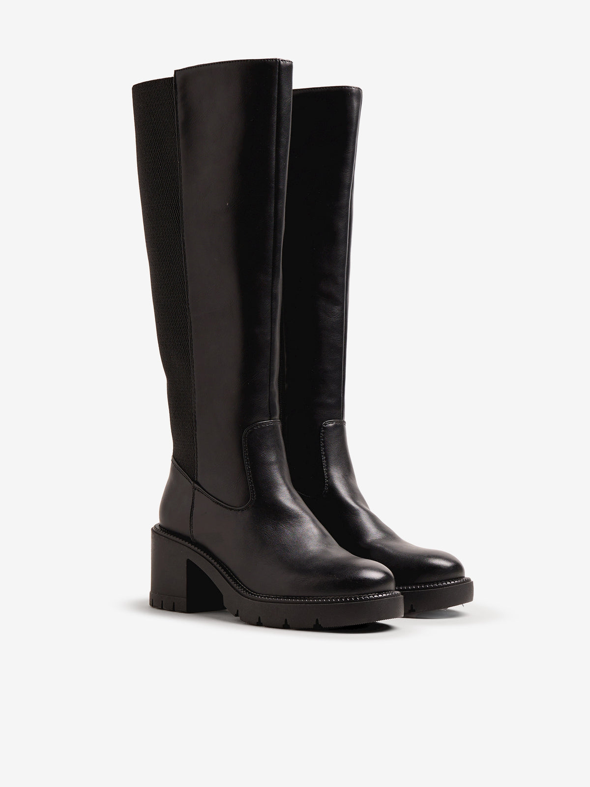 botas de tacón Mujer Botas negro 05