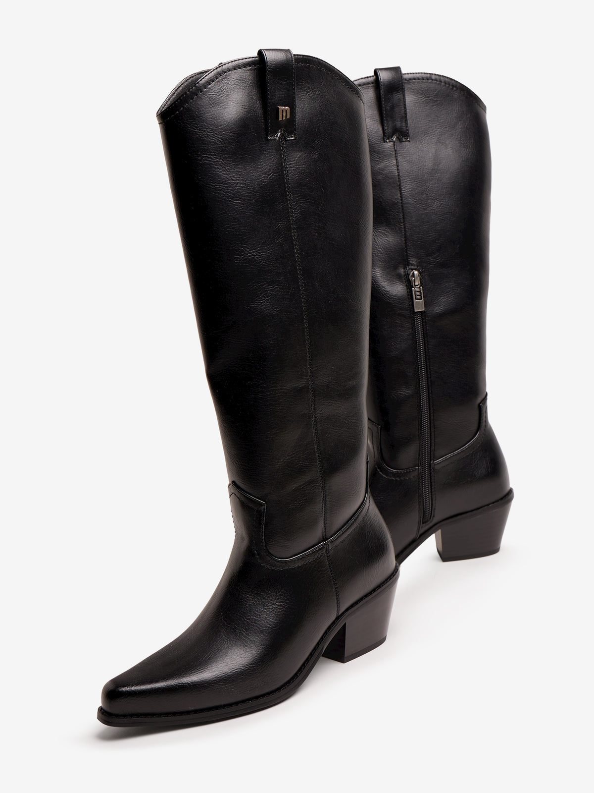 botas planas Mujer Botas negro 04