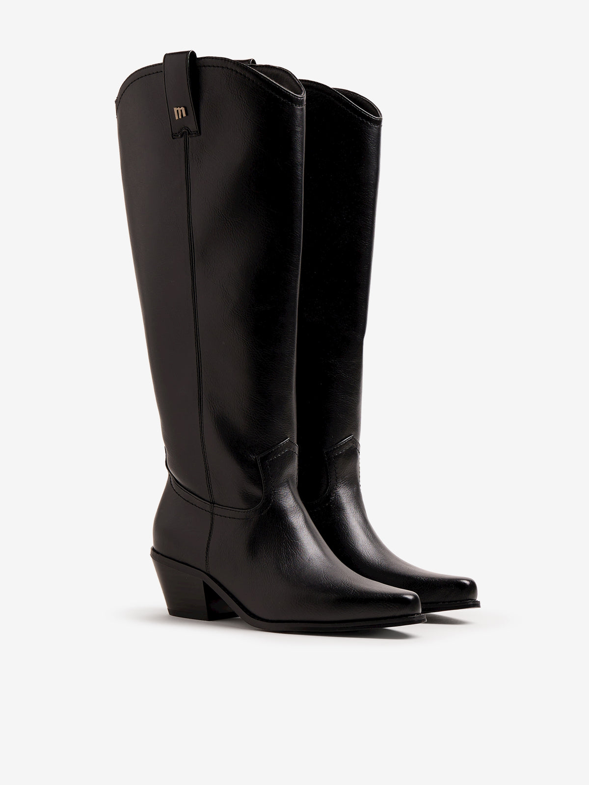 botas planas Mujer Botas negro 05