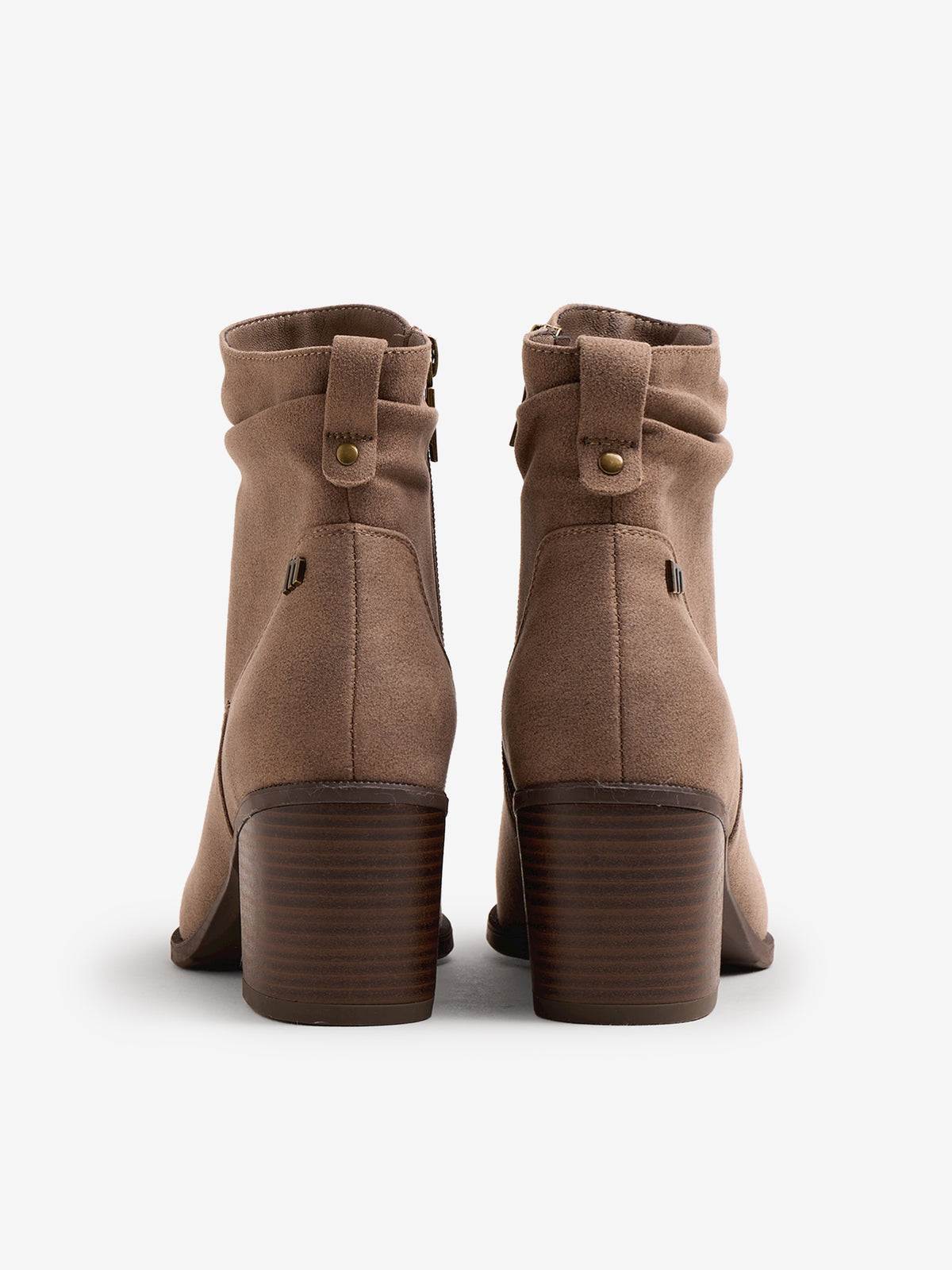 botines de tacón Mujer Botines marron 03