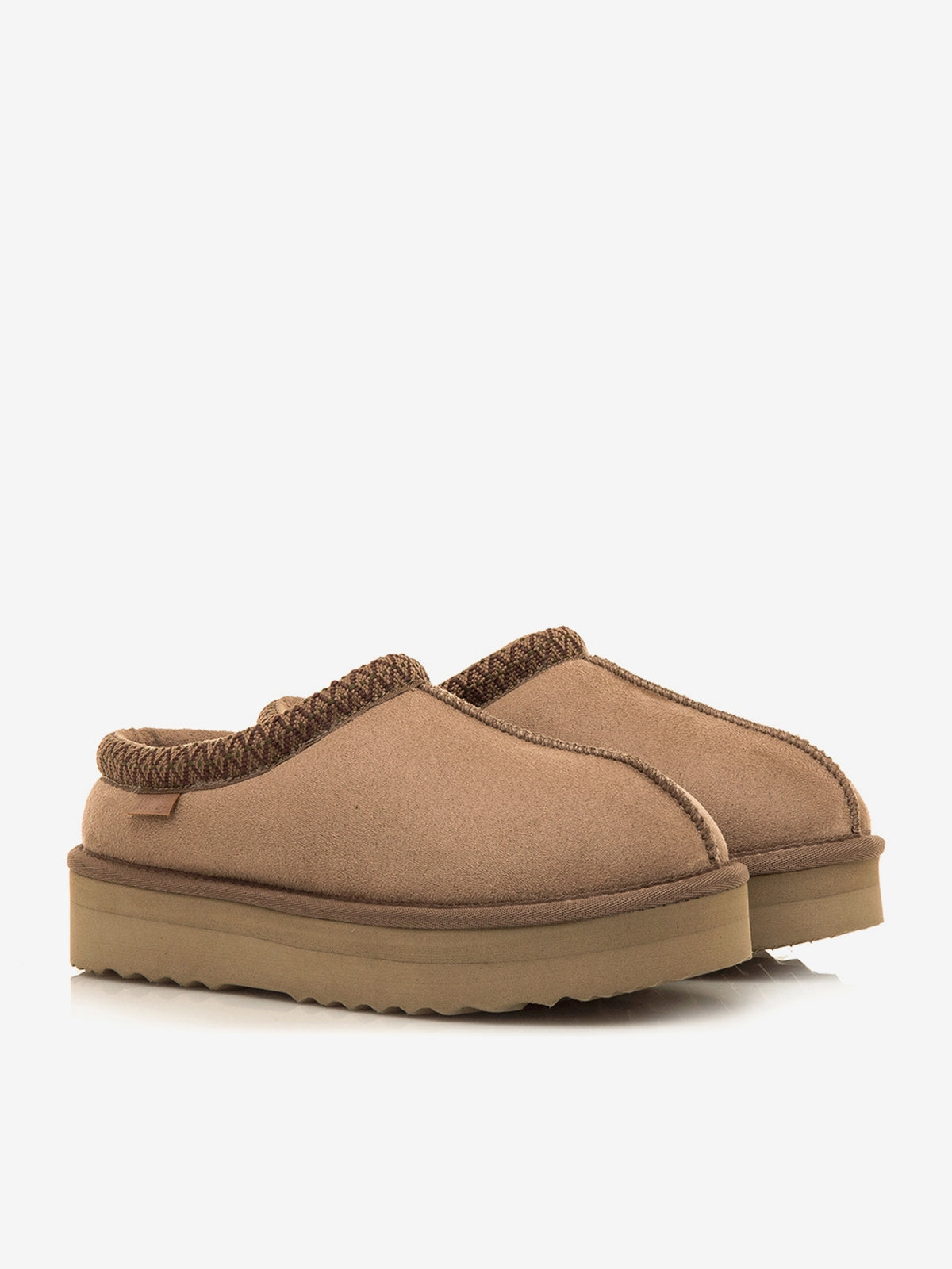 zapatos planos Mujer Zuecos para mujer marron 05