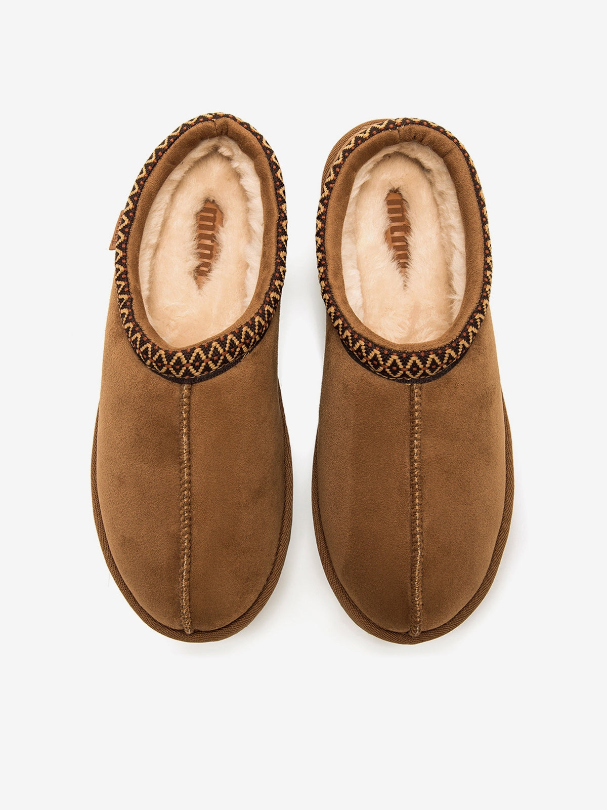 zapatos planos Mujer Zuecos para mujer marron 02