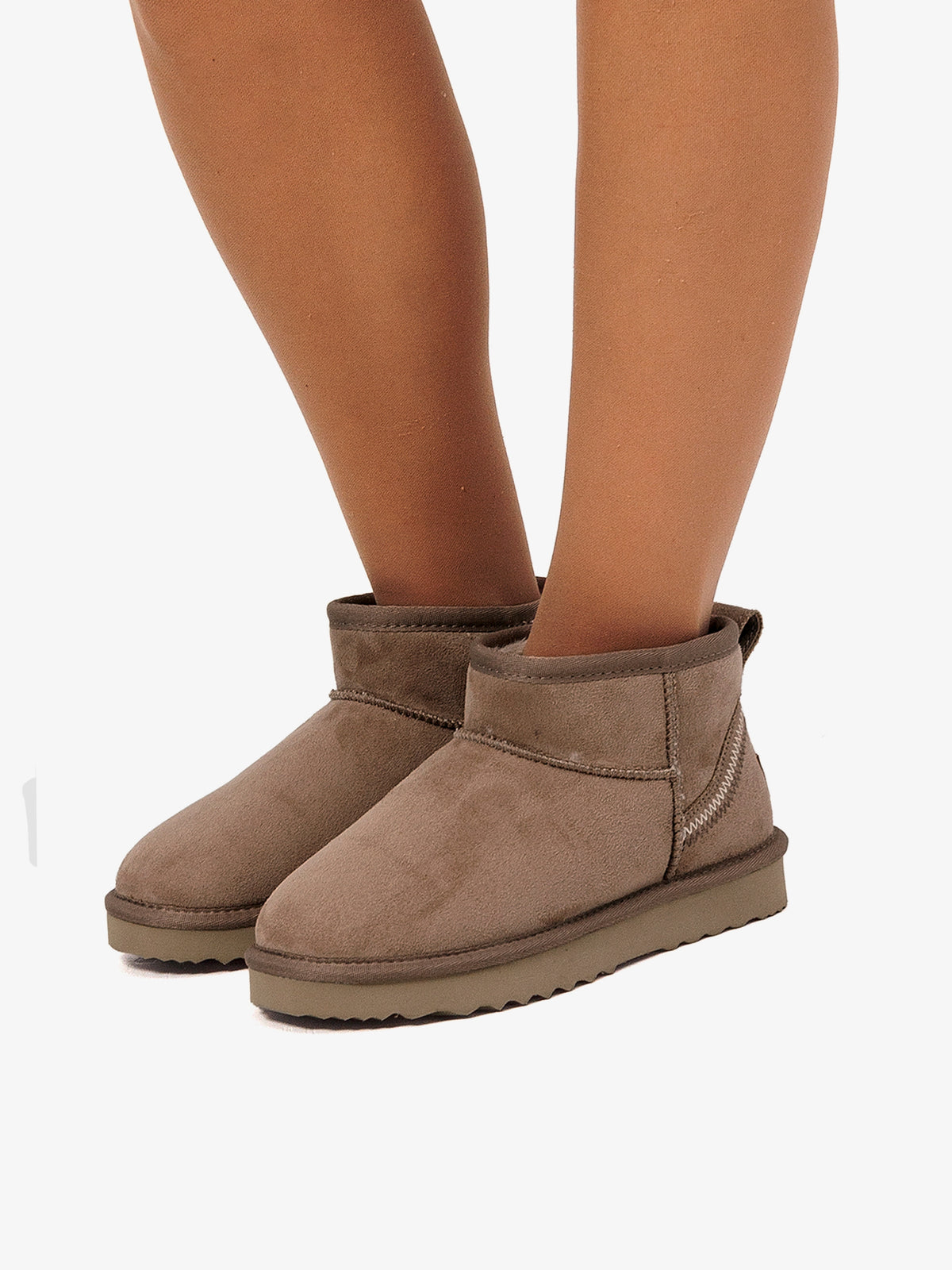botines planos Mujer Botines apreski marron 03