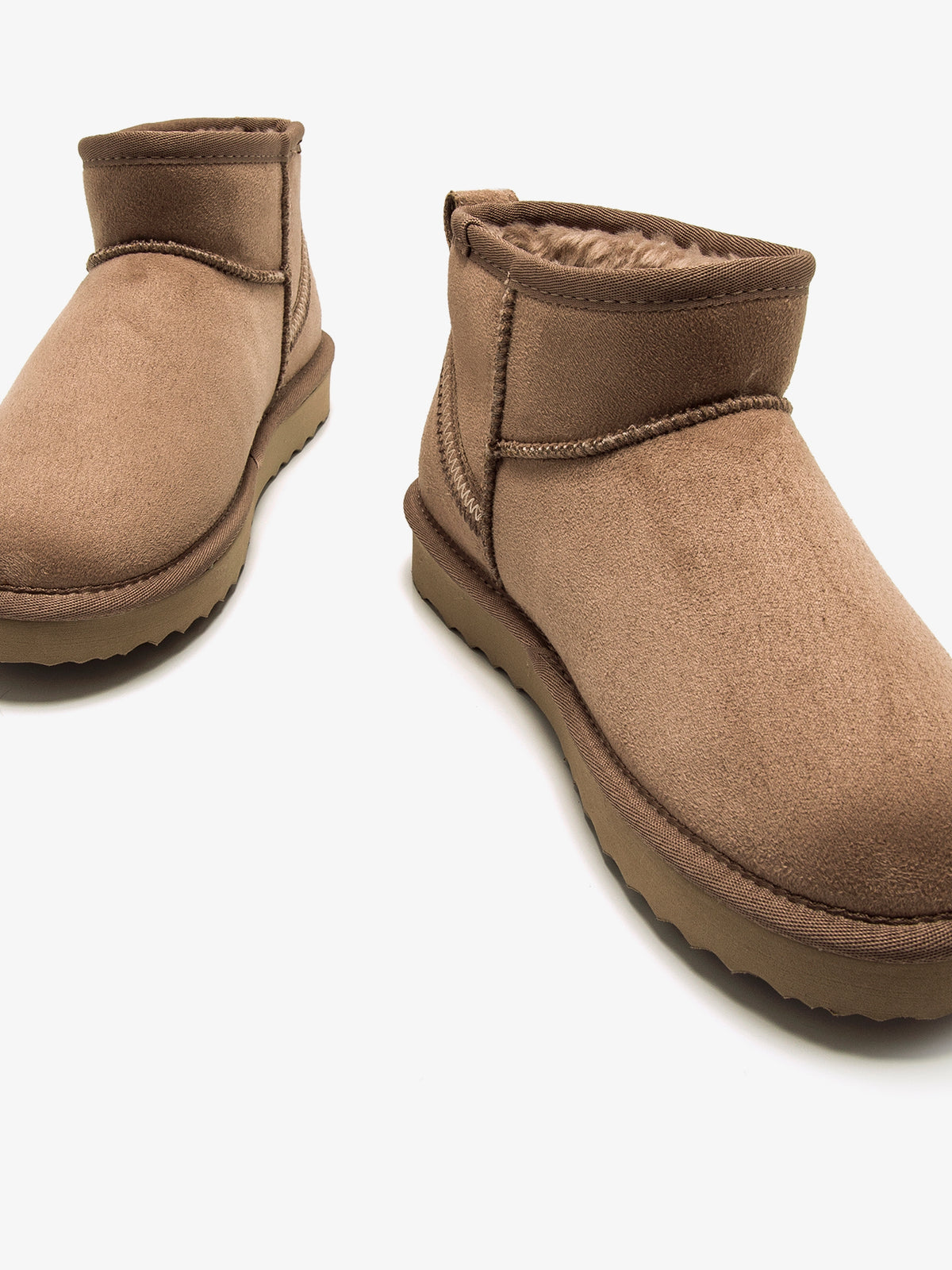botines planos Mujer Botines apreski marron 04