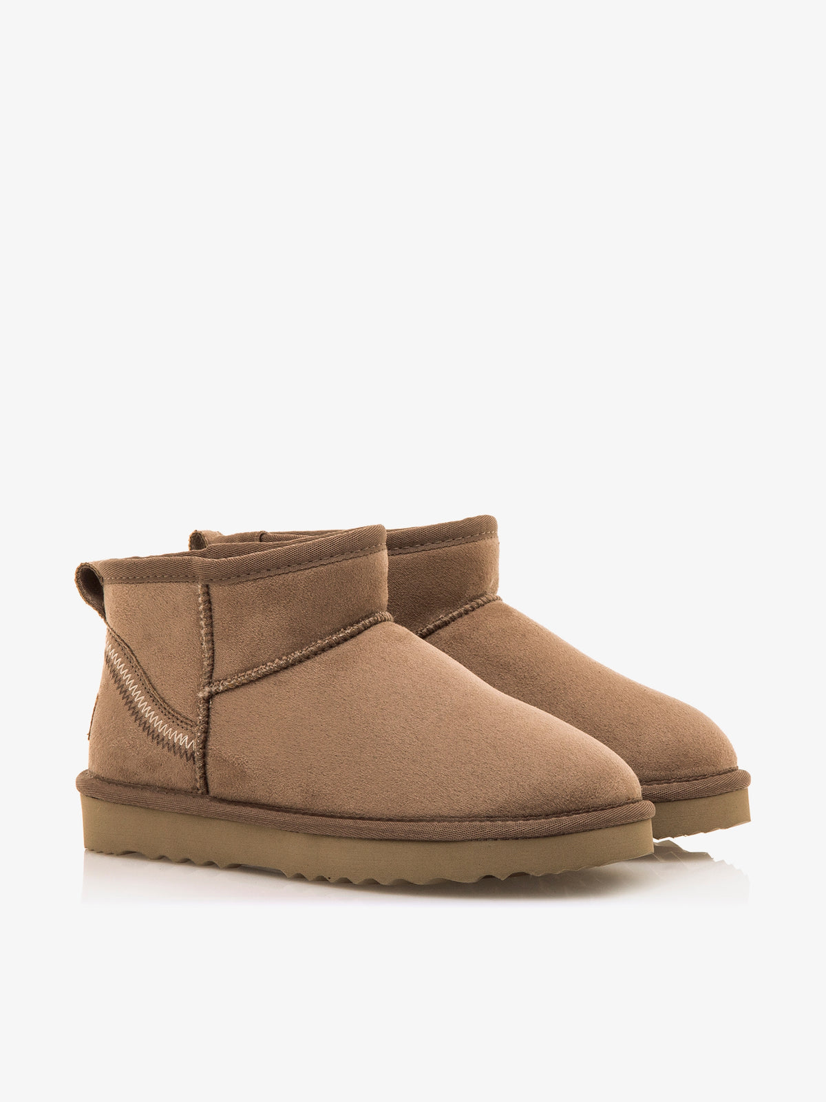 botines planos Mujer Botines apreski marron 05