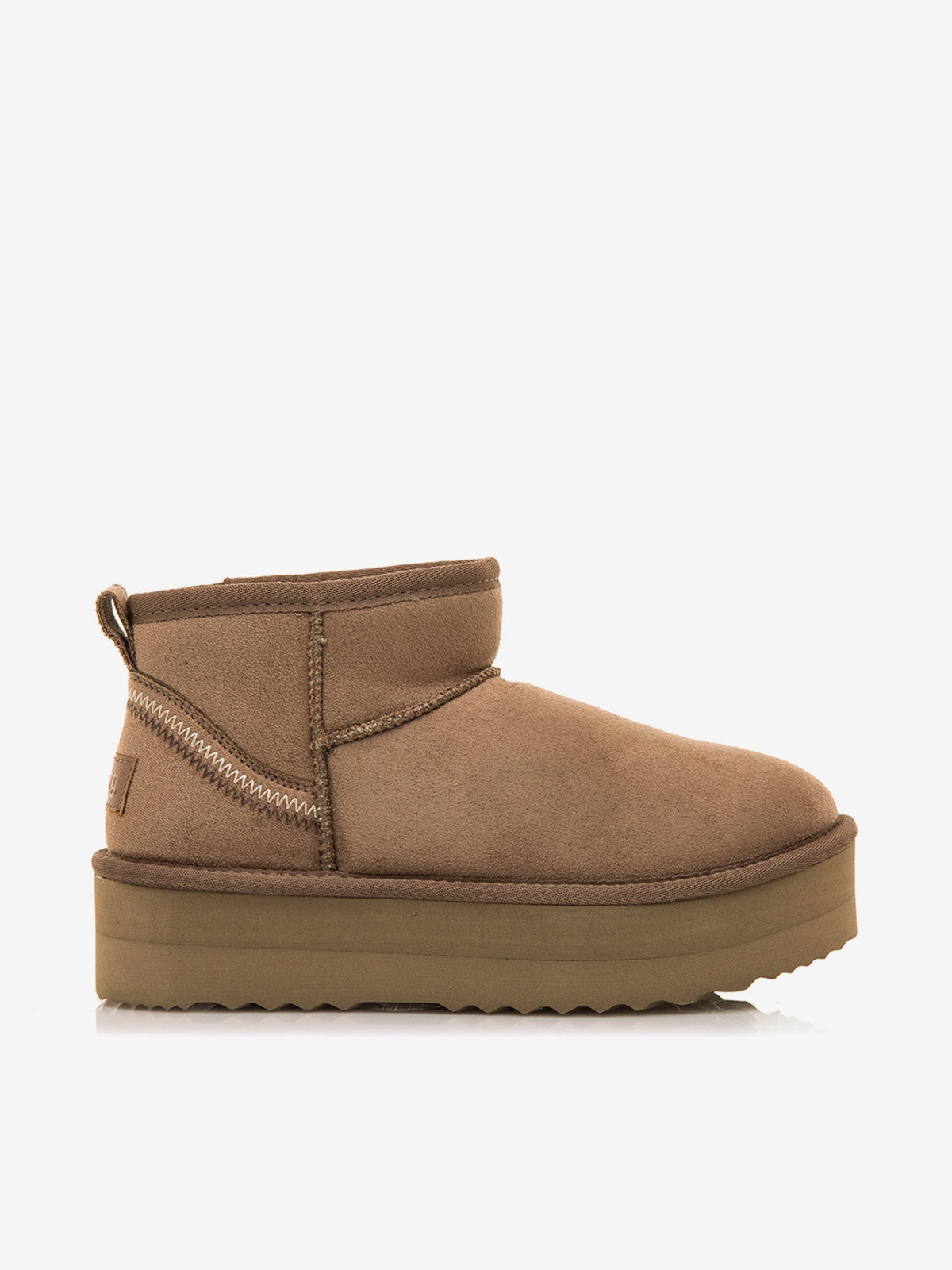 botines planos Mujer Botines apreski marron 01