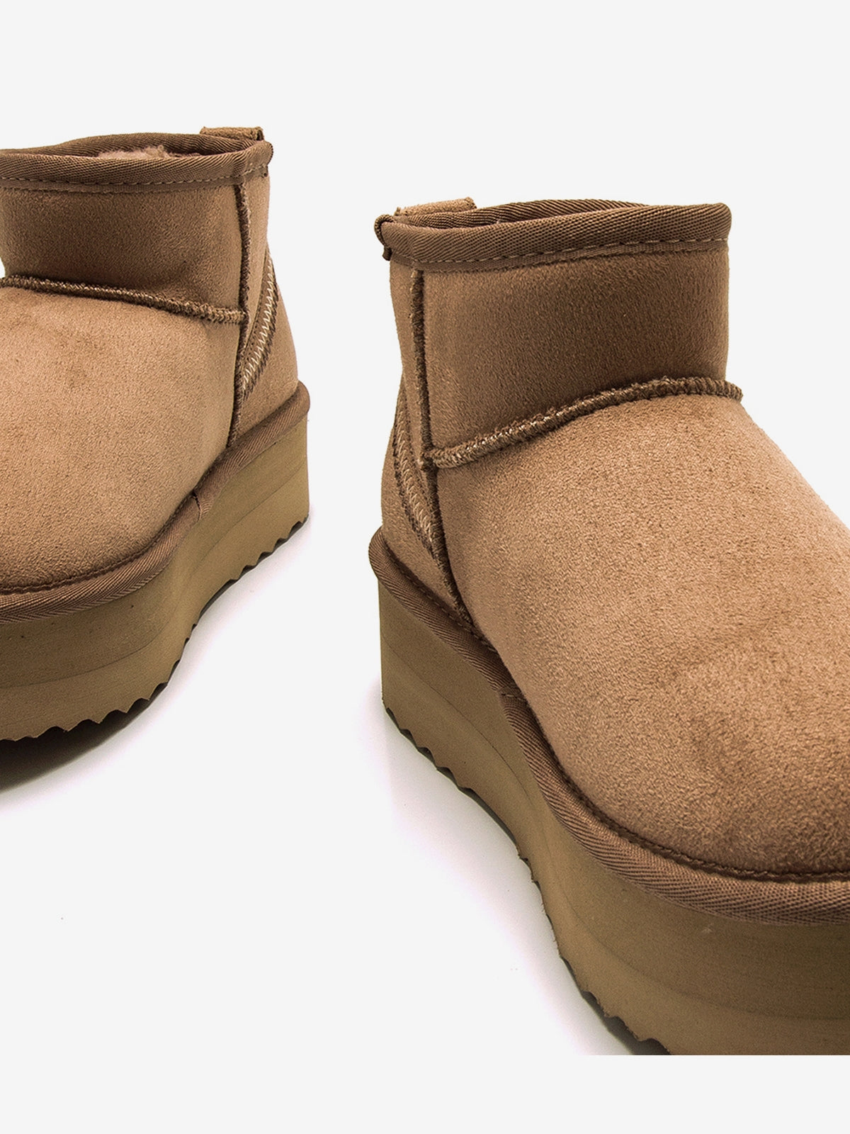 botines planos Mujer Botines apreski marron 04
