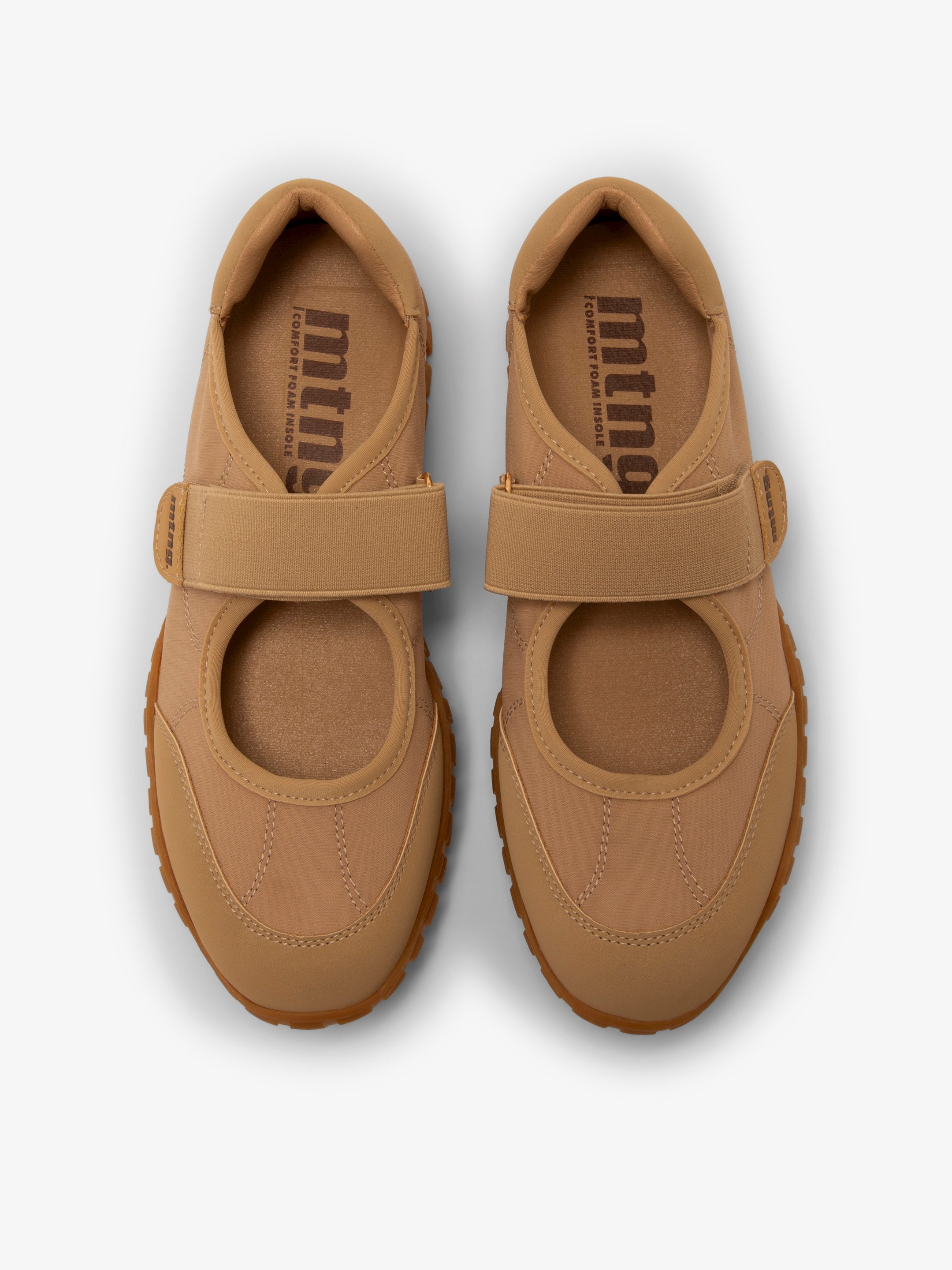 zapatillas Mujer Deportivas de Mujer beige 02