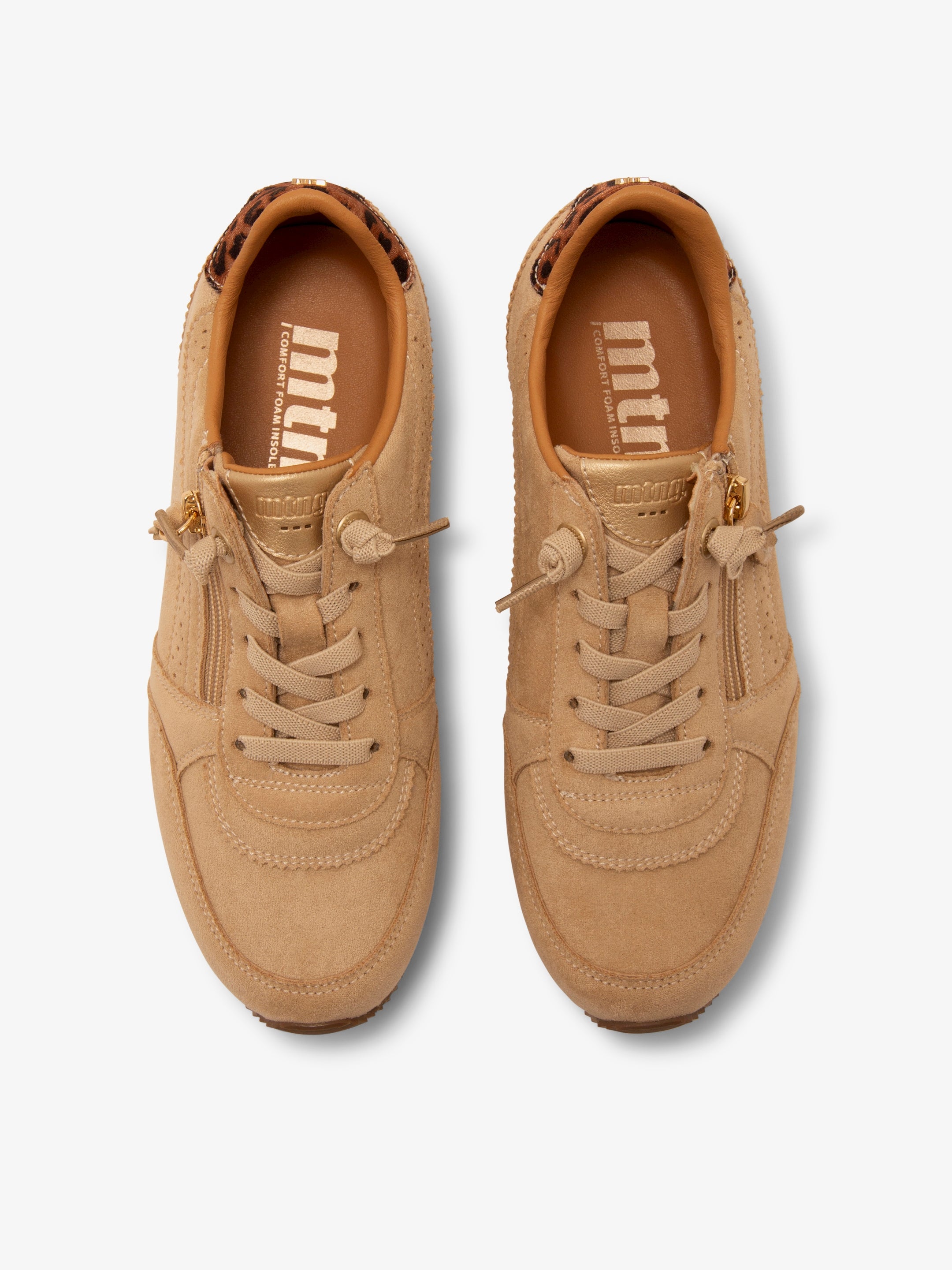 zapatillas Mujer Deportivas de Mujer beige 02
