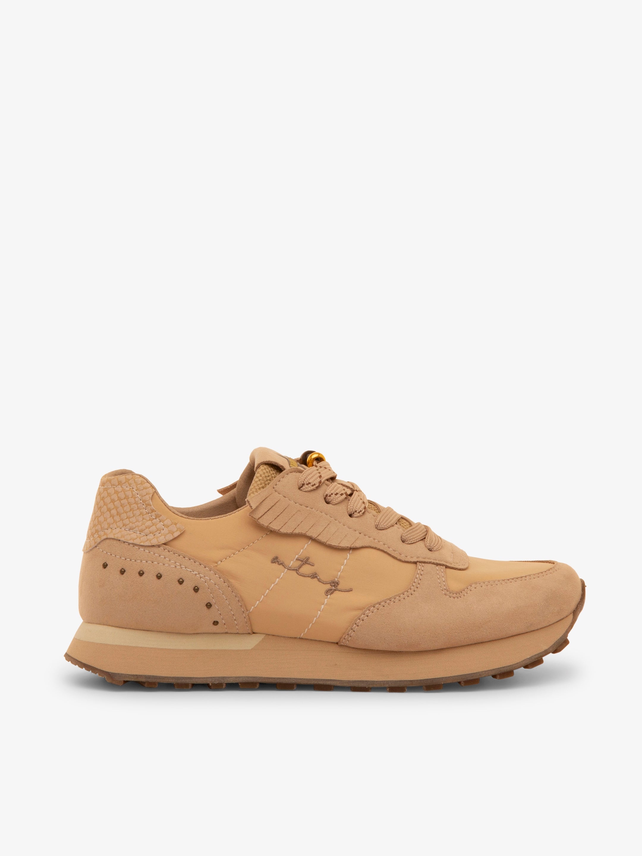 zapatillas Mujer Deportivas de Mujer beige 01