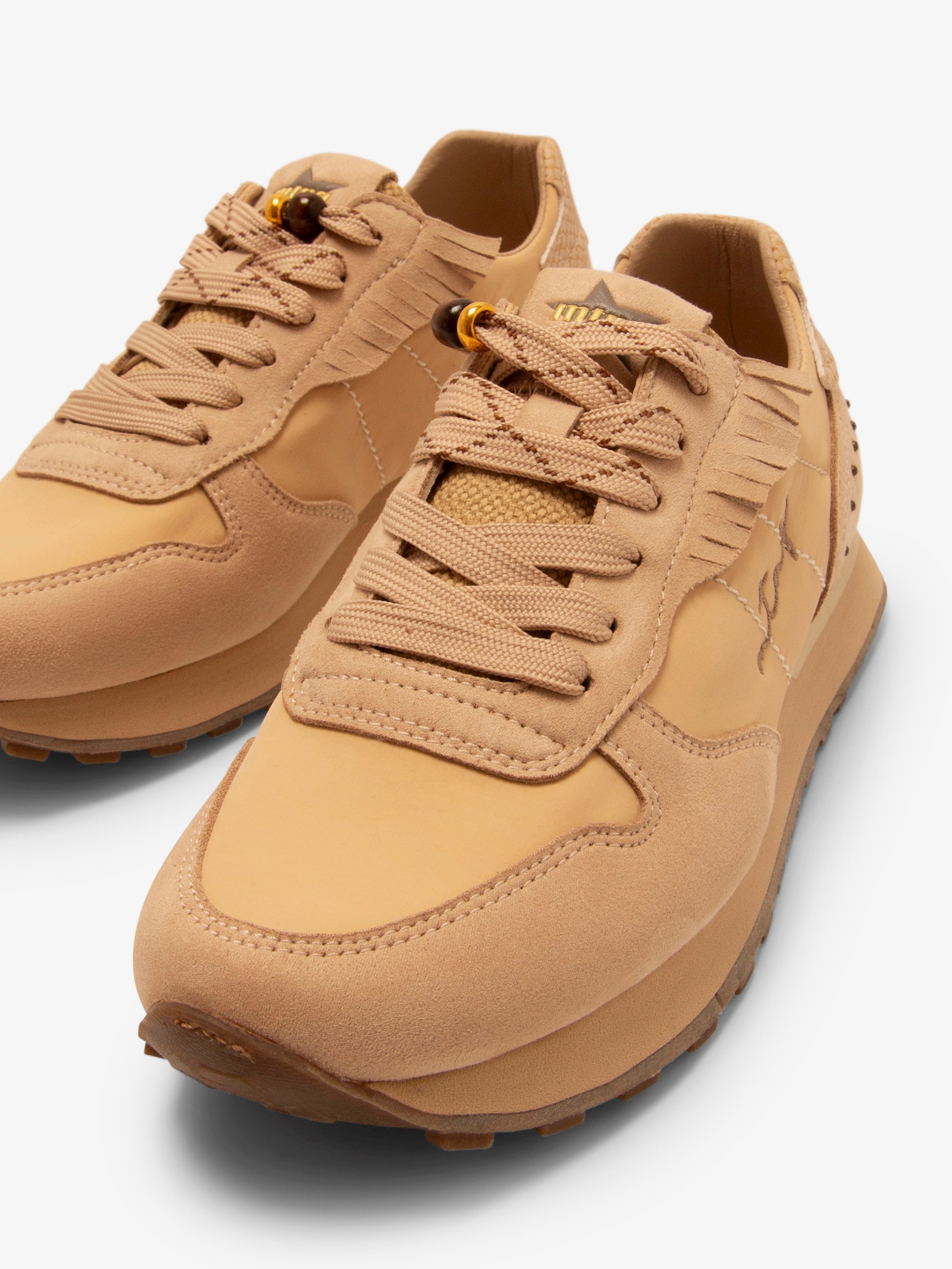 zapatillas Mujer Deportivas de Mujer beige 04