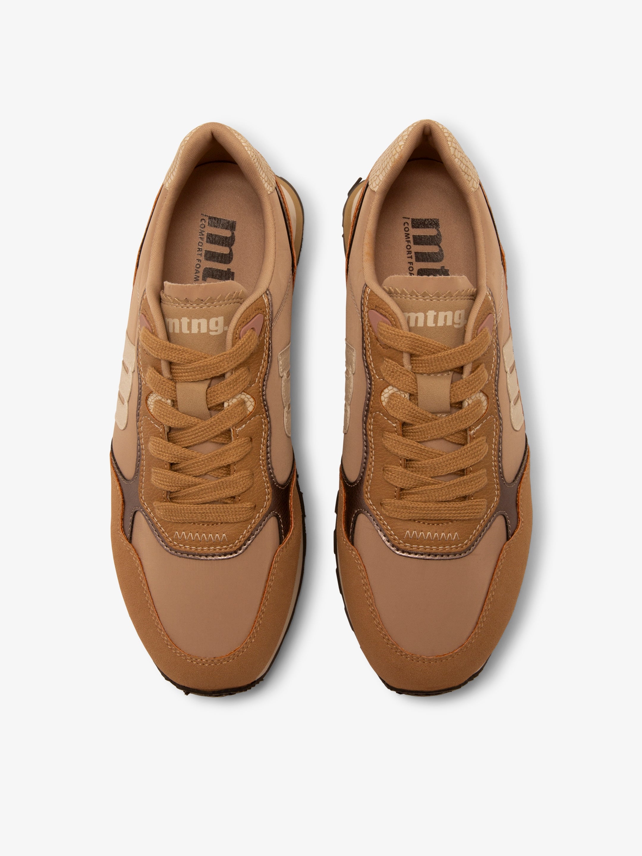 zapatillas Mujer Deportivas de Mujer beige 02