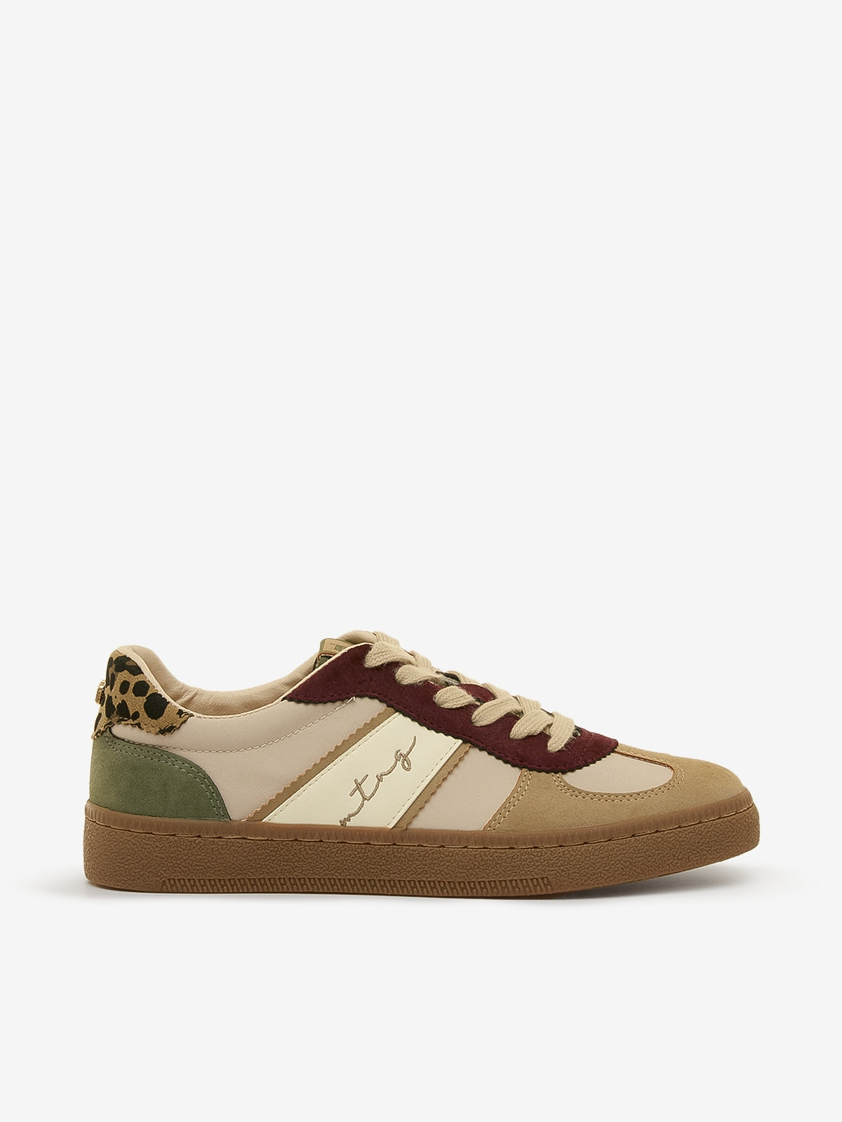 zapatillas Mujer Deportivas de Mujer beige 01