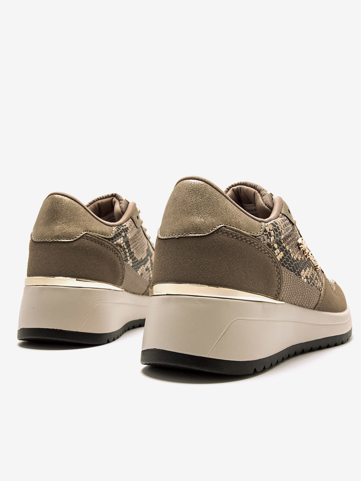 zapatillas Mujer Zapatillas de cuña marron 08