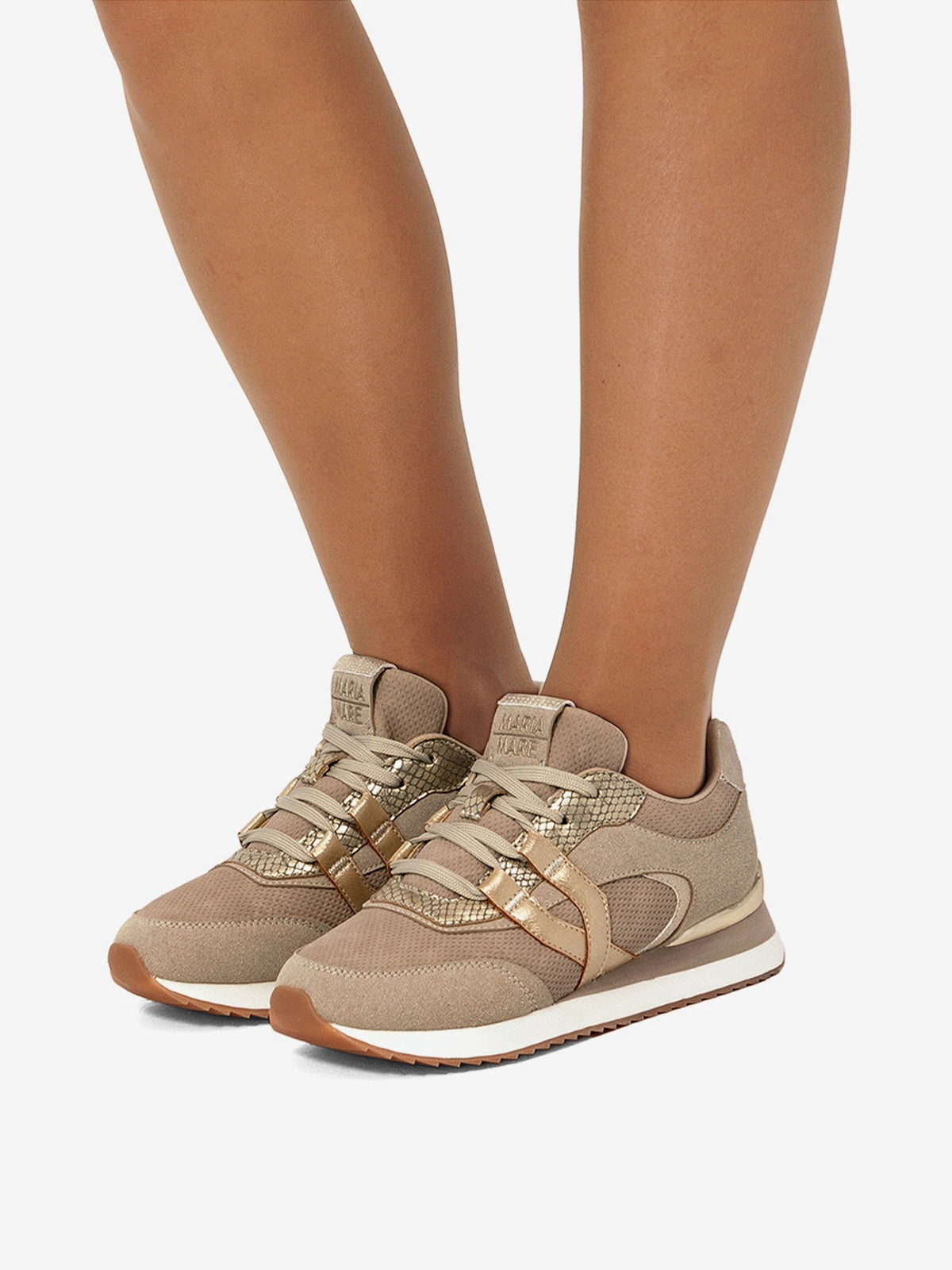 zapatillas Mujer Zapatillas para mujer beige 03