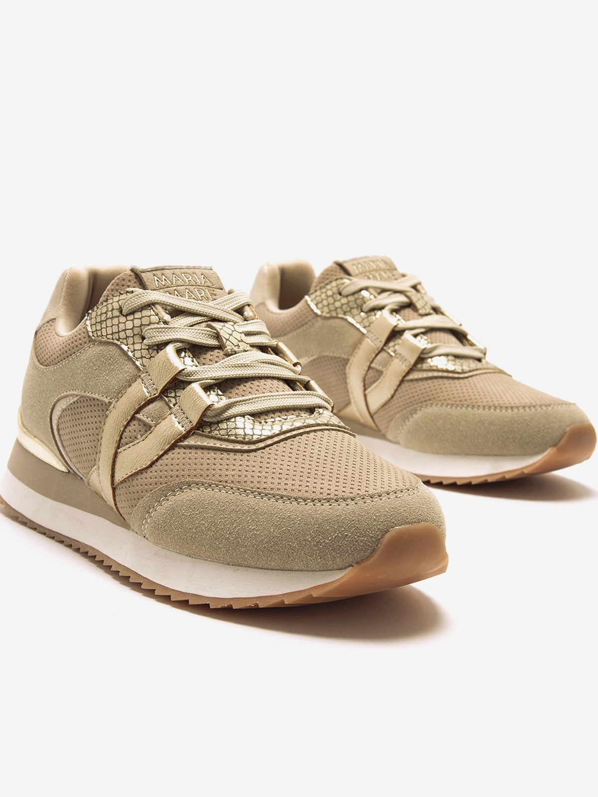zapatillas Mujer Zapatillas para mujer beige 04