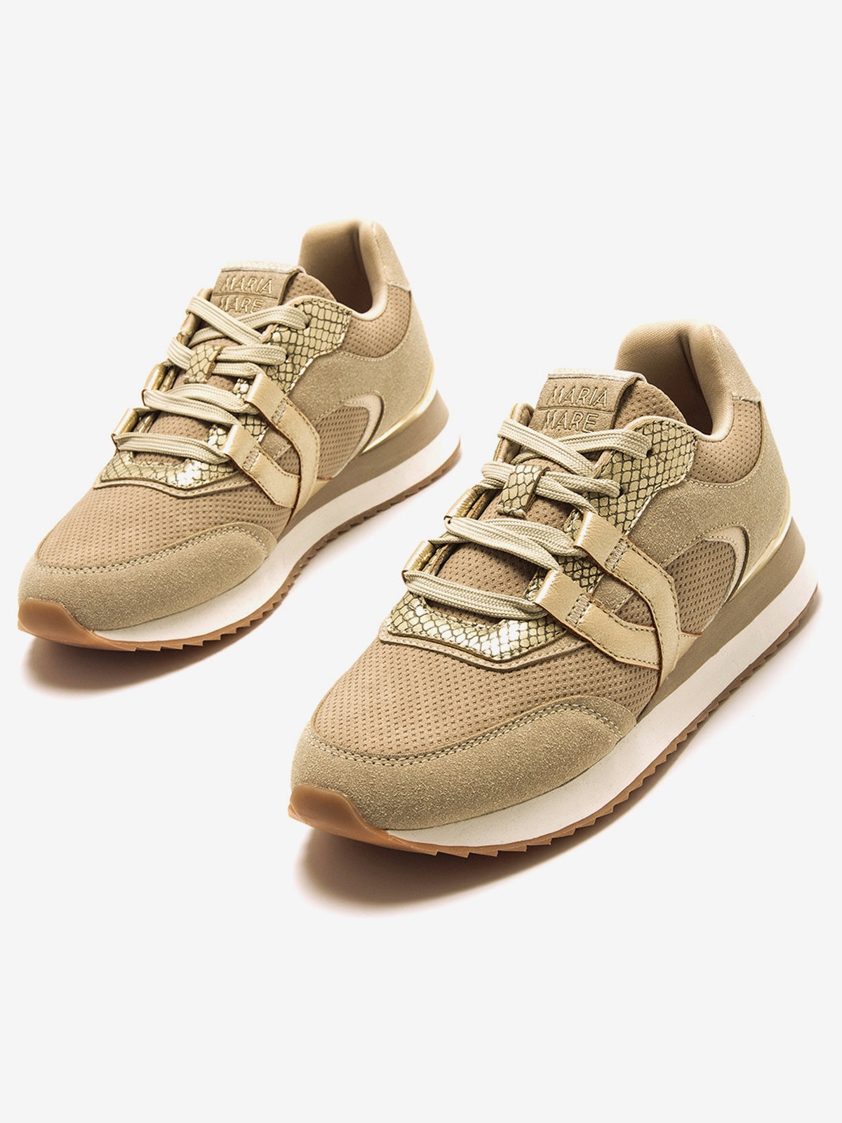 zapatillas Mujer Zapatillas para mujer beige 06