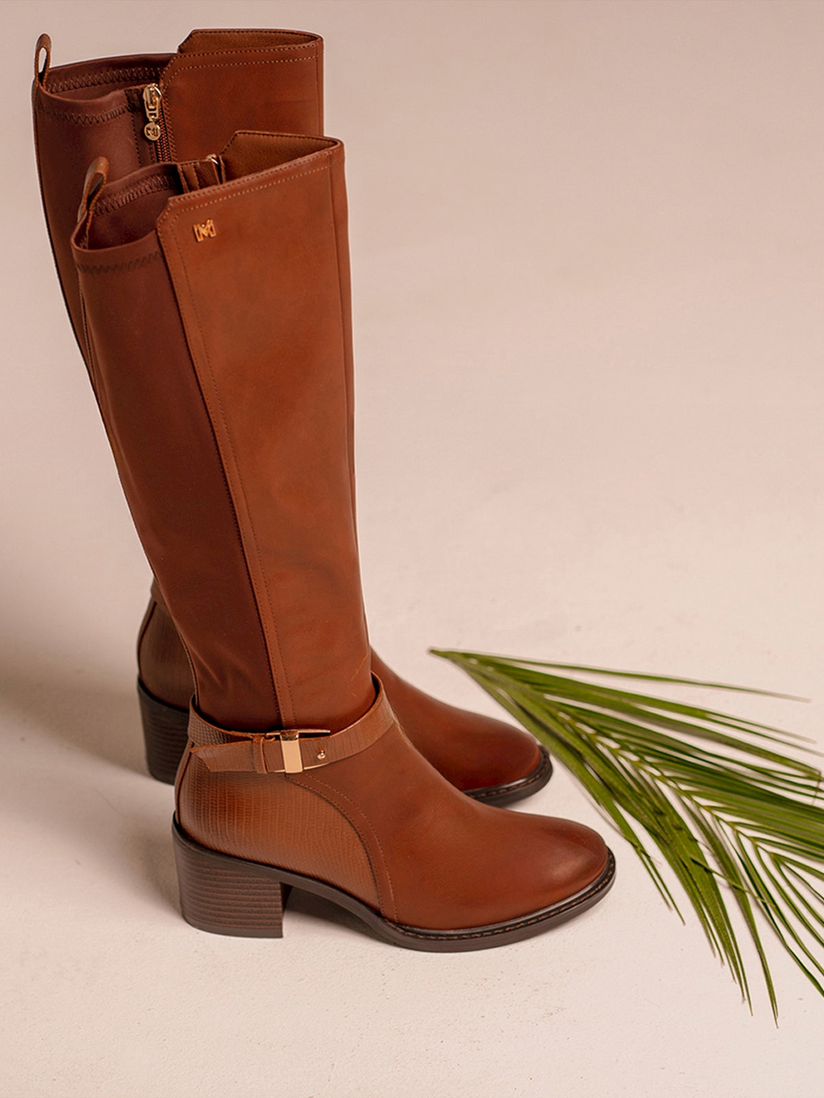 botas de tacón Mujer Botas para mujer marron 02