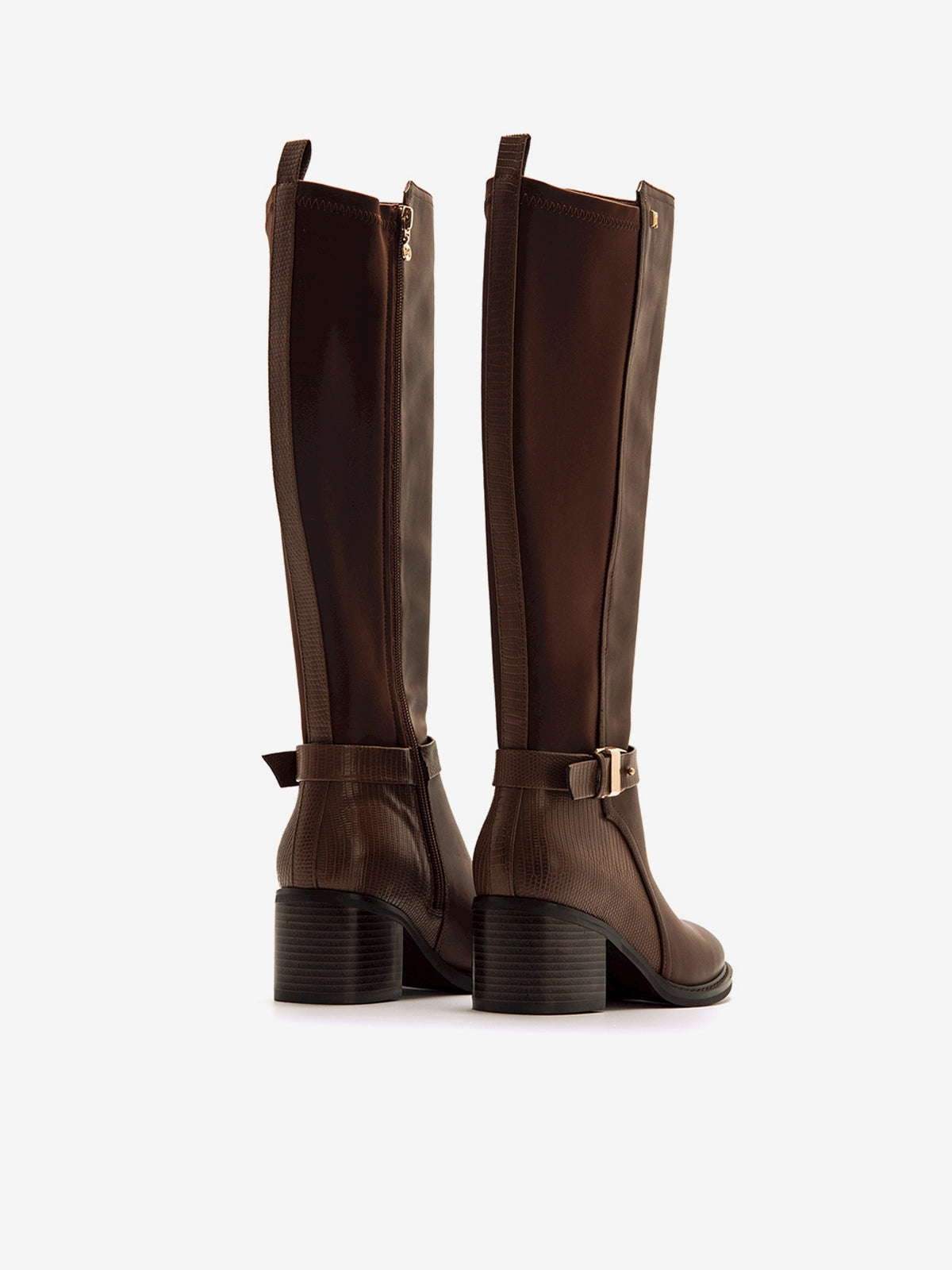 botas de tacón Mujer Botas para mujer marron 08