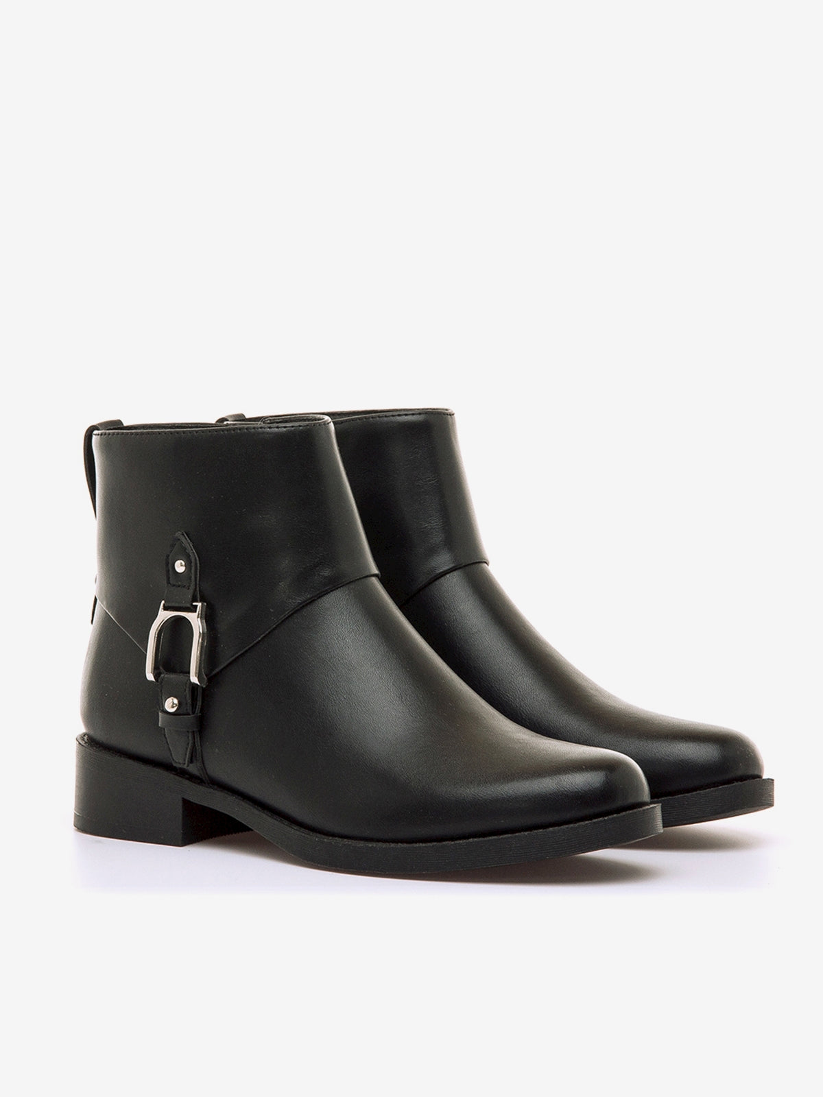 botines planos Mujer Botines para mujer negro 05