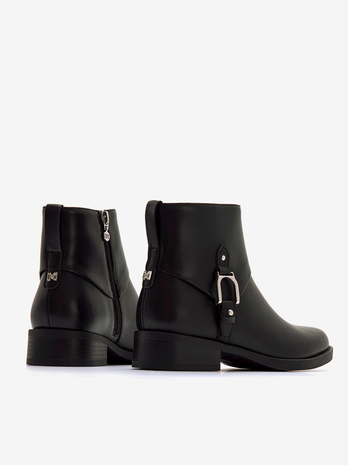 botines planos Mujer Botines para mujer negro 07