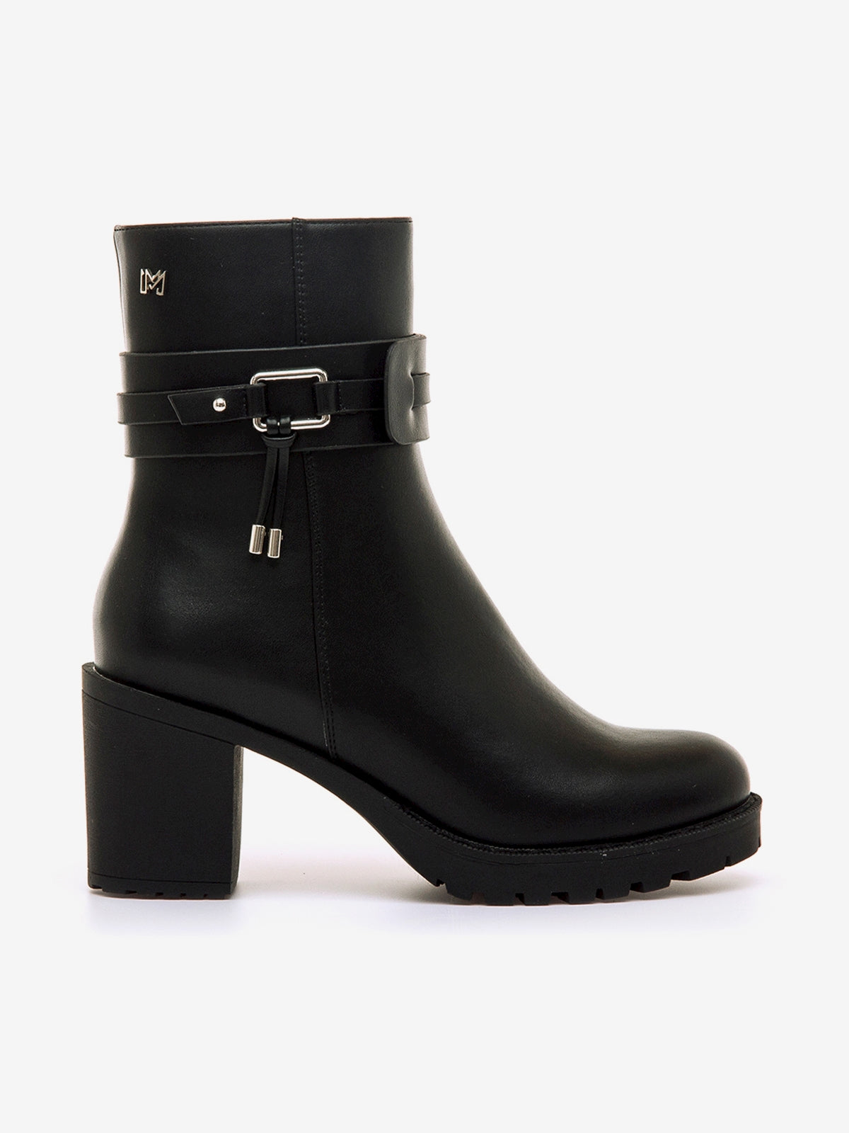 botines de tacón Mujer Botines para mujer negro 01
