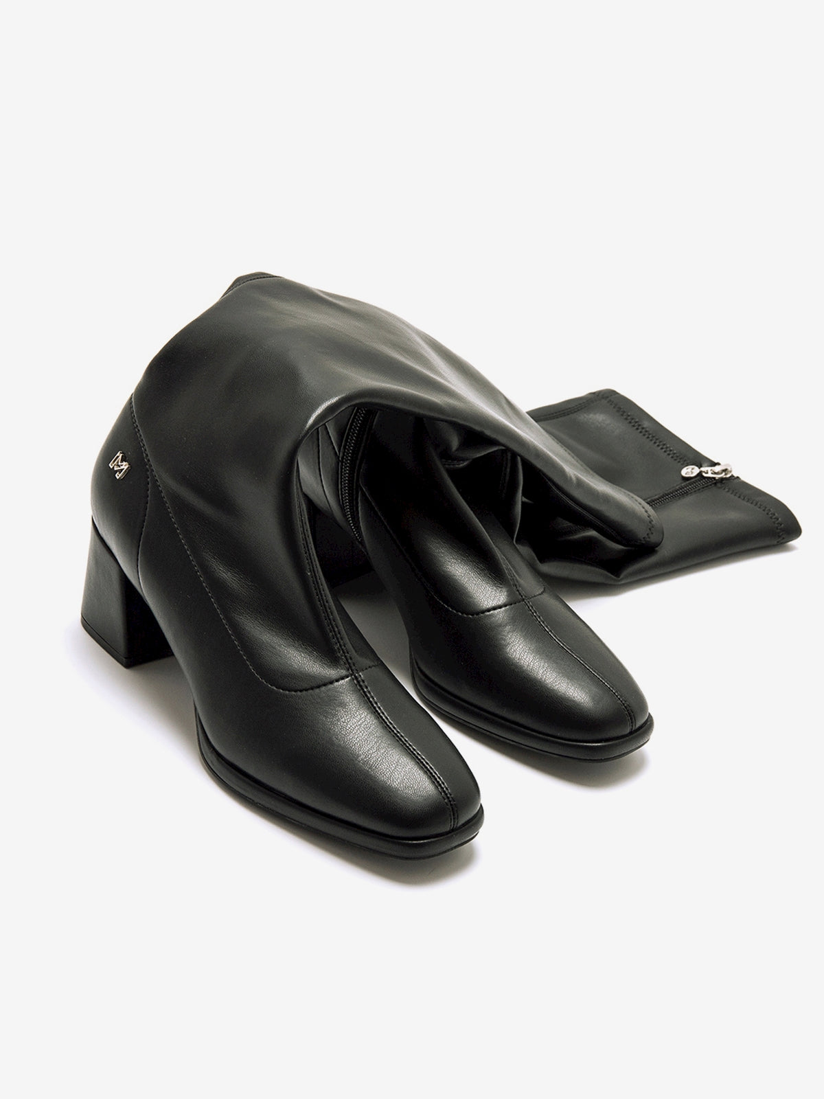 botas de tacón Mujer Botas para mujer negro 06