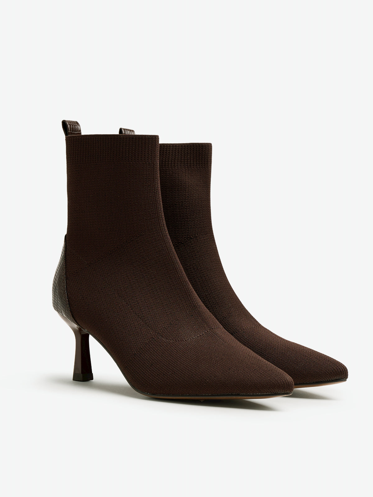 botines de tacón Mujer Botines de tacón marron 05