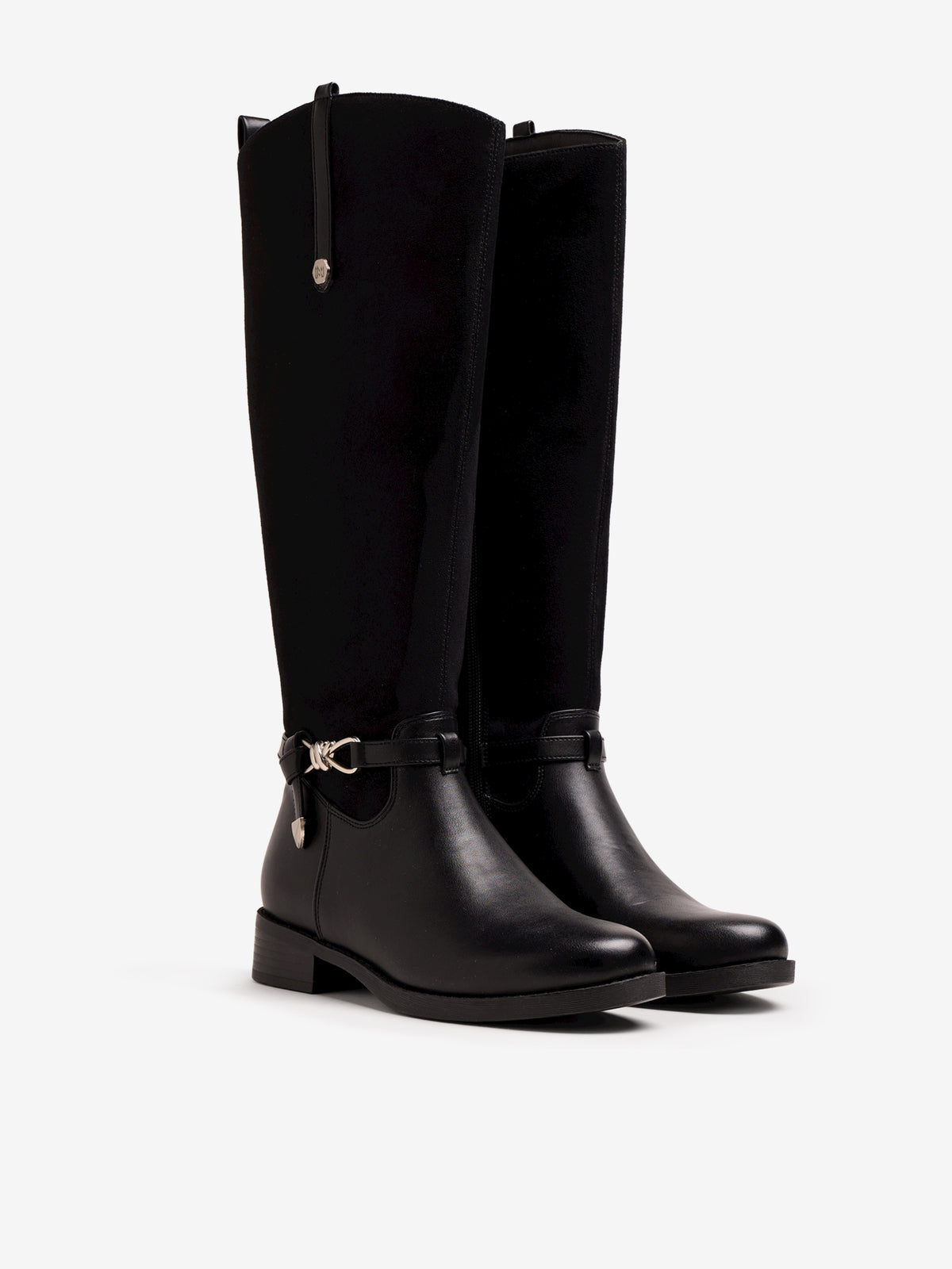 botas planas Mujer Botas negro 05