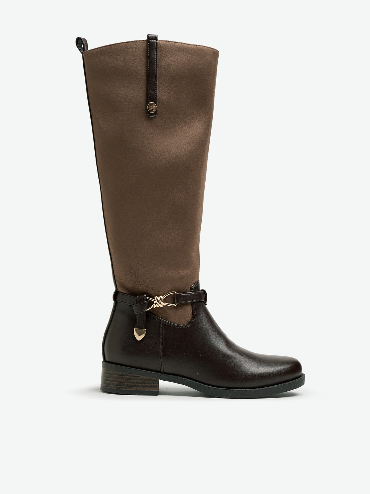 botas planas Mujer Botas marron 01