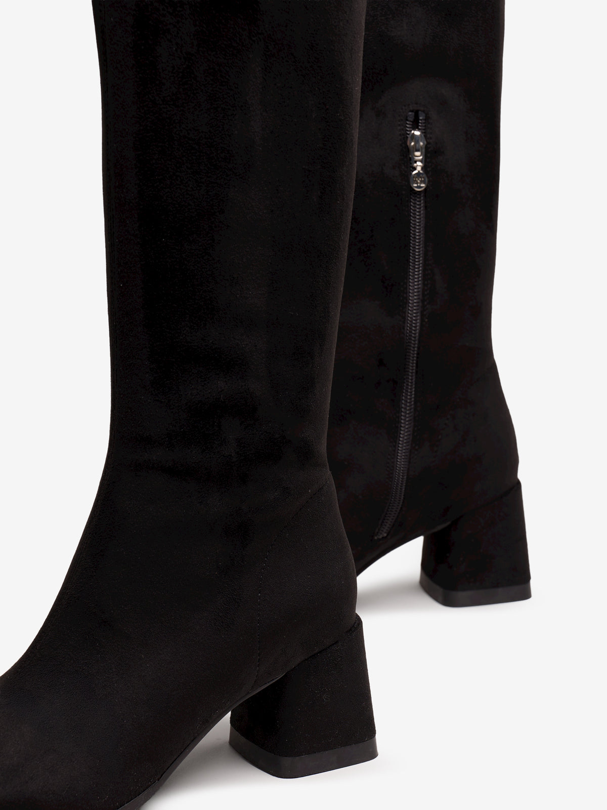 botas de tacón Mujer Bota de tacón negro 06