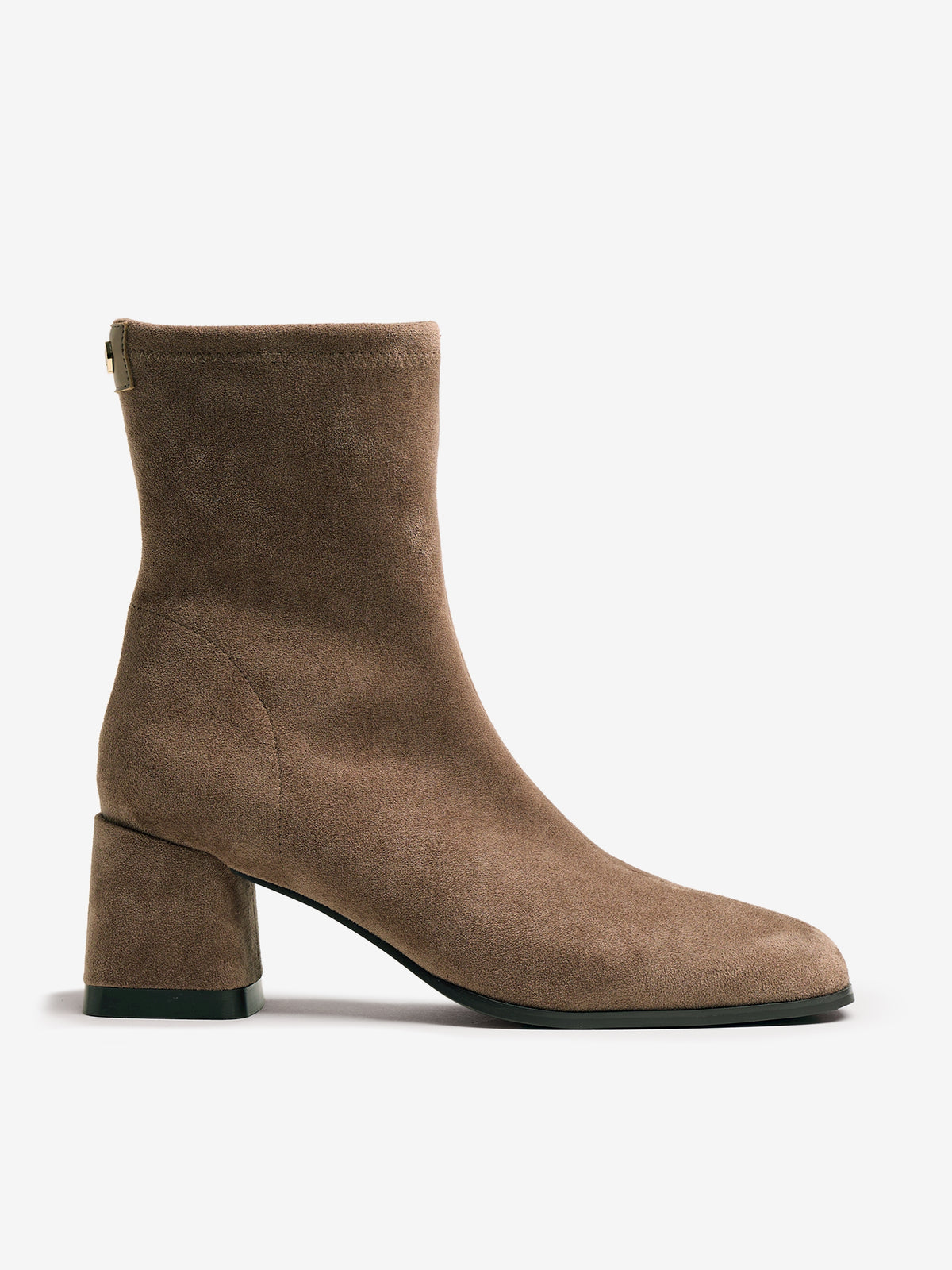 botines de tacón Mujer Botines marron 01