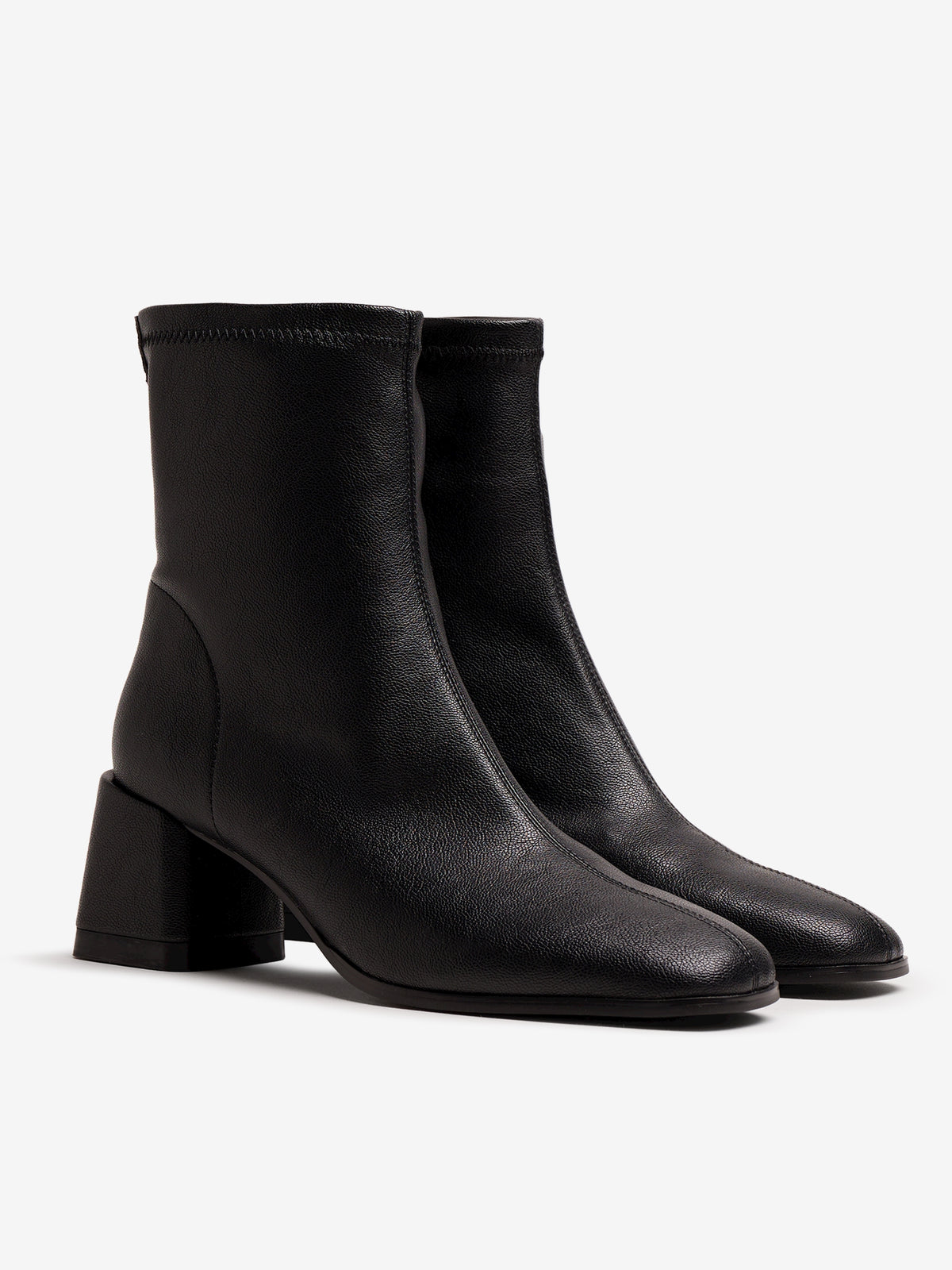botines de tacón Mujer Botines negro 05