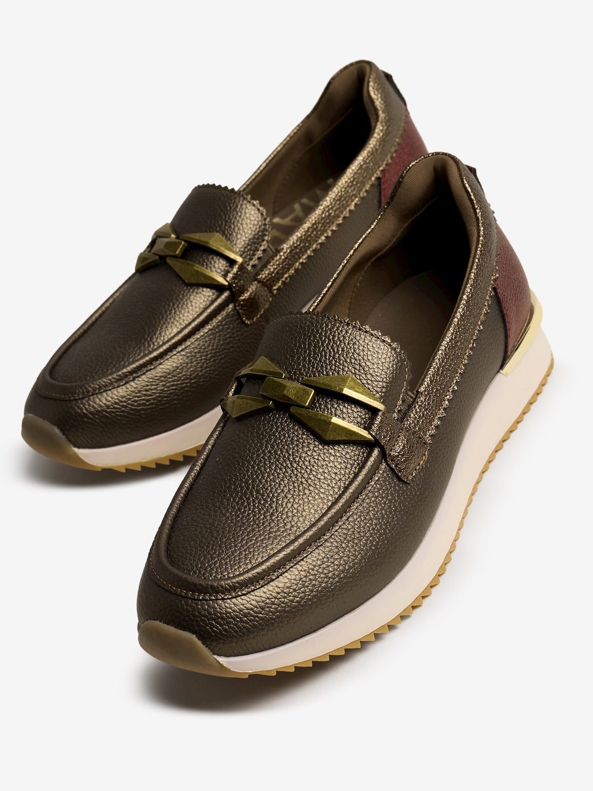 zapatos planos Mujer Mocasines de Mujer marron 04