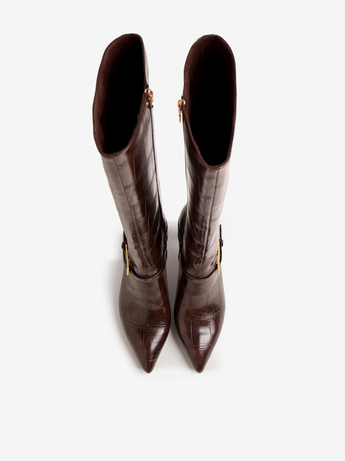 botas de tacón Mujer Botas marron 07