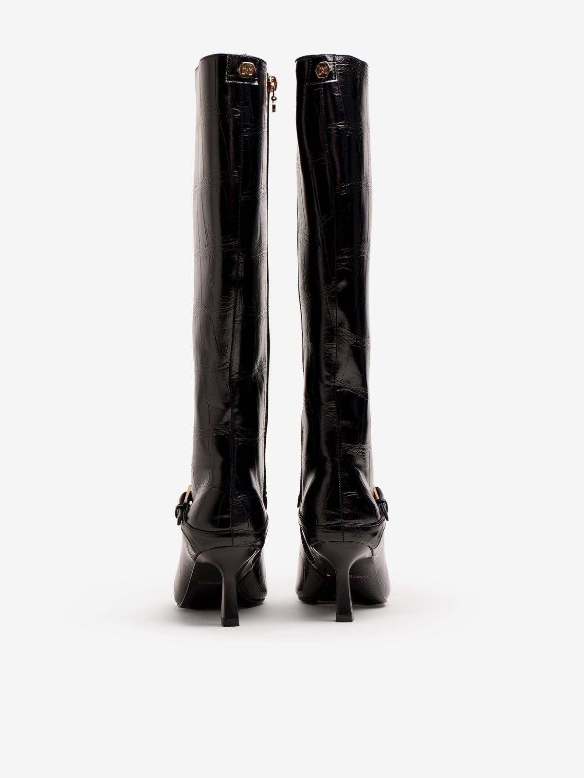 botas de tacón Mujer Botas negro 03