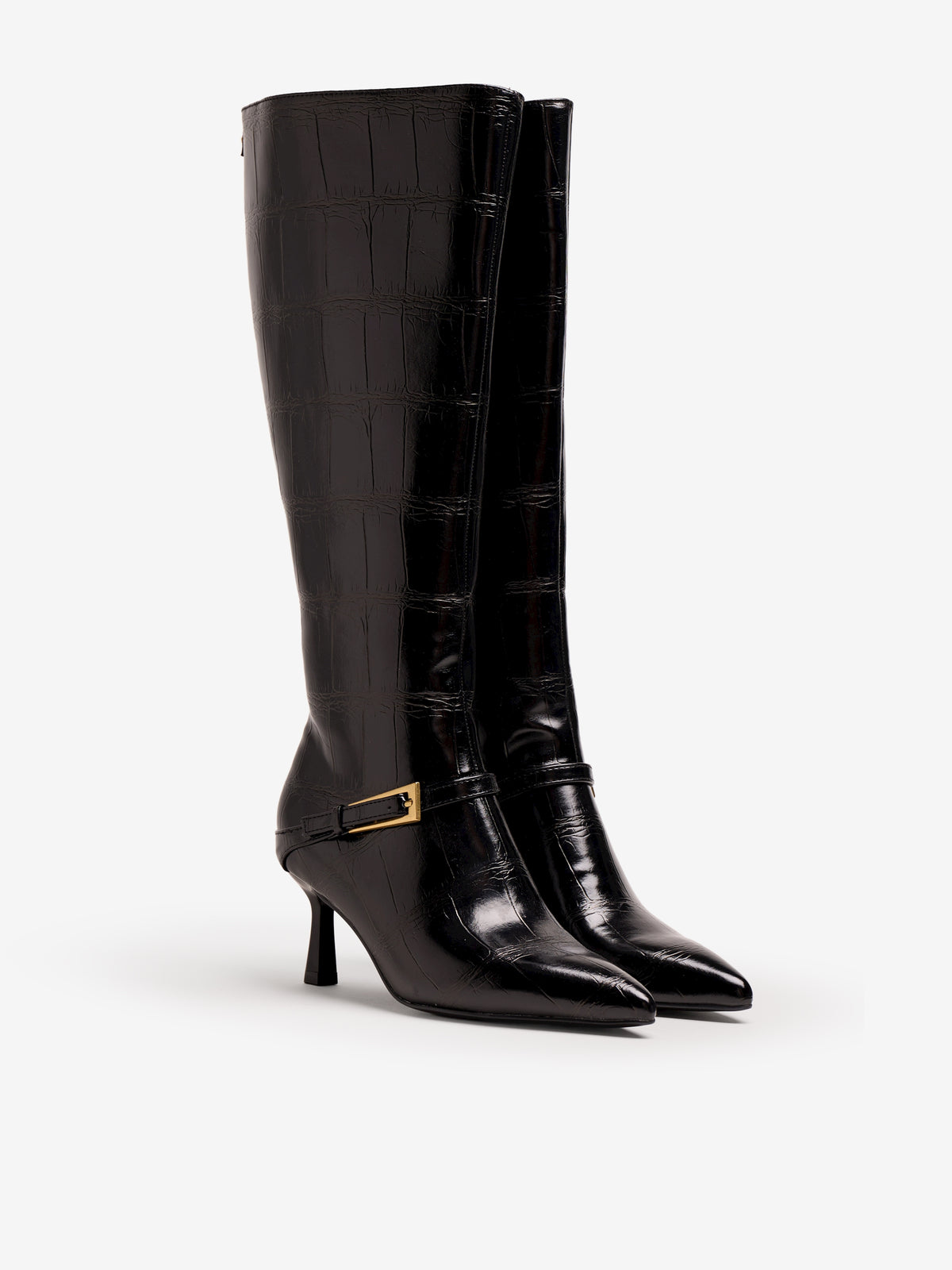 botas de tacón Mujer Botas negro 05