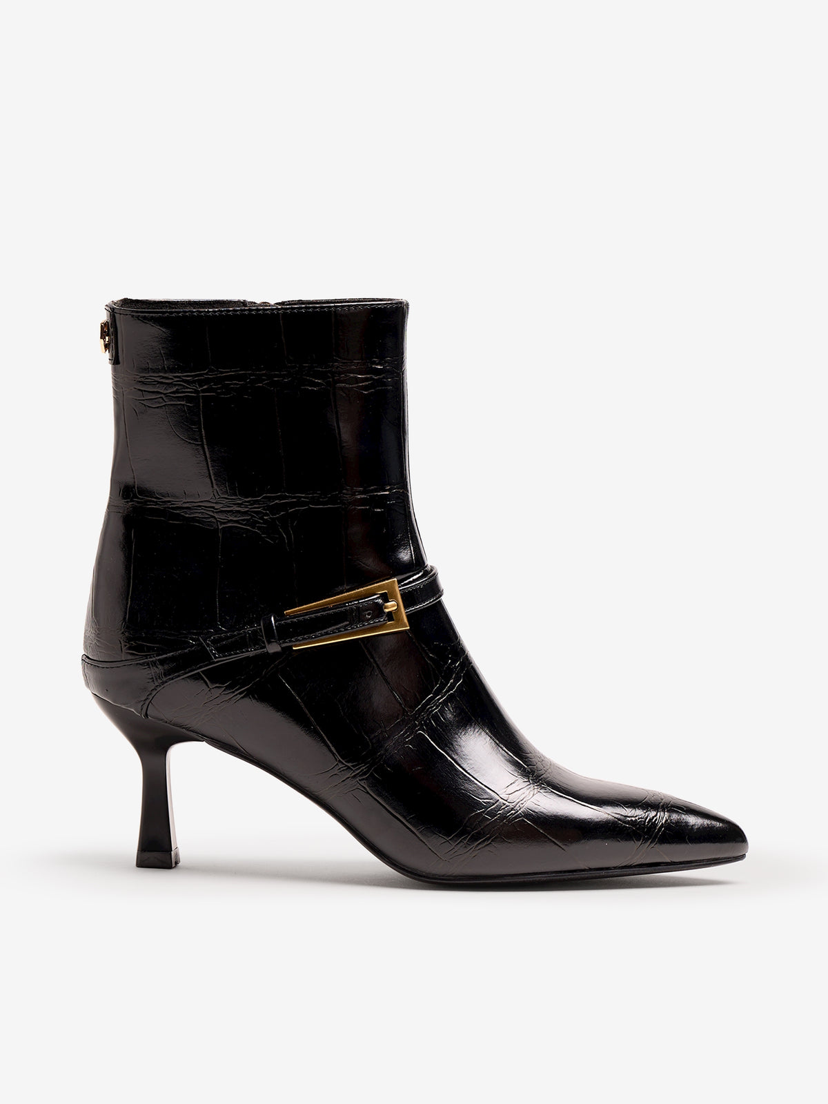 botines de tacón Mujer Botines de tacón negro 01