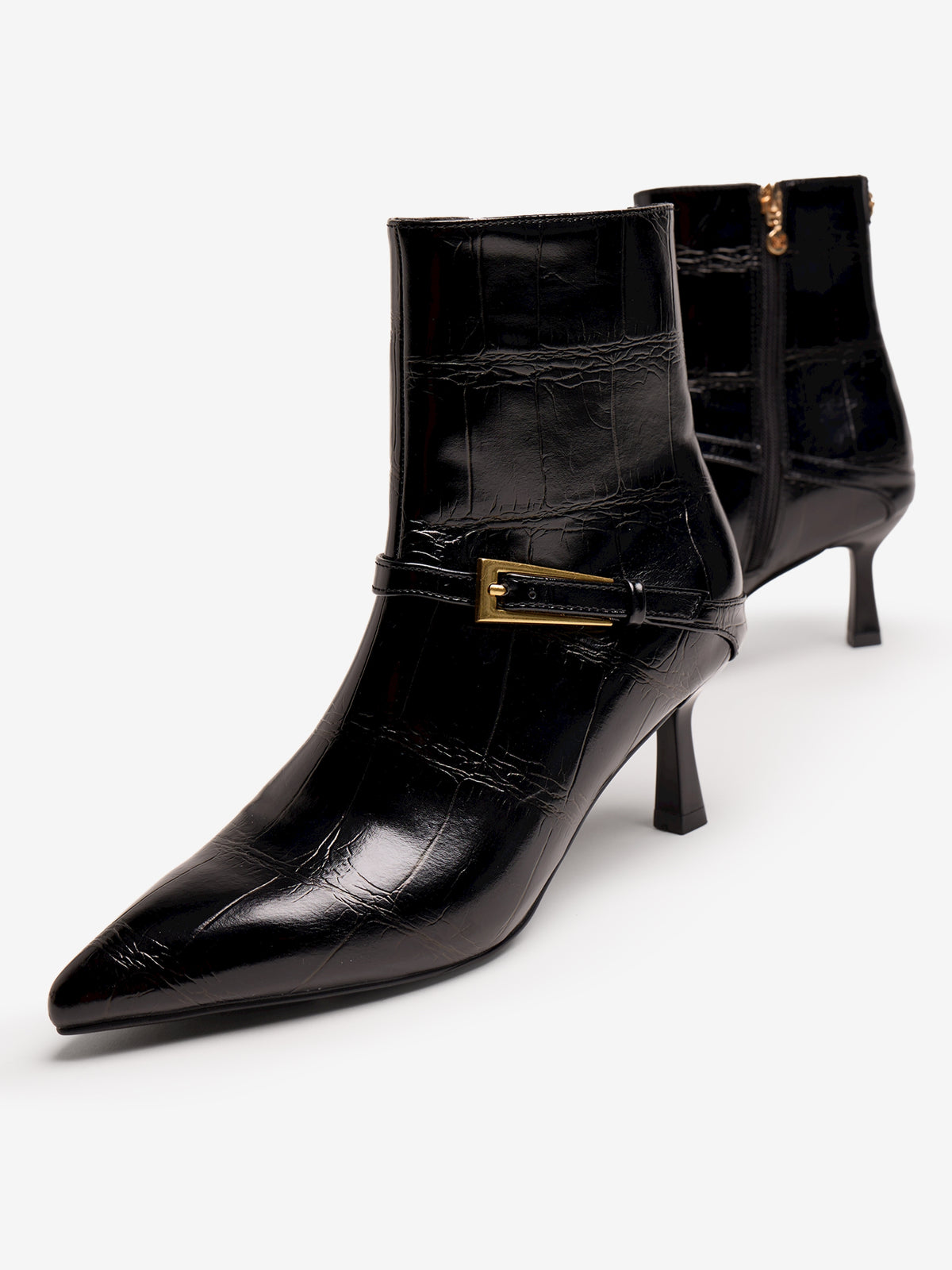 botines de tacón Mujer Botines de tacón negro 04