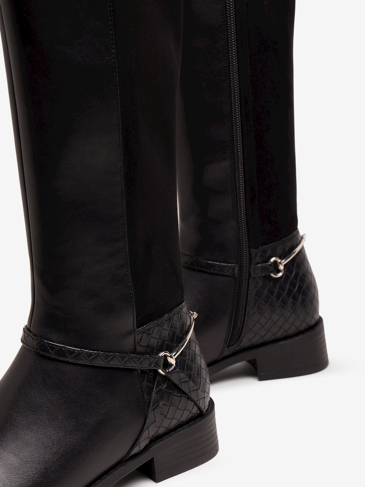 botas planas Mujer Botas negro 06