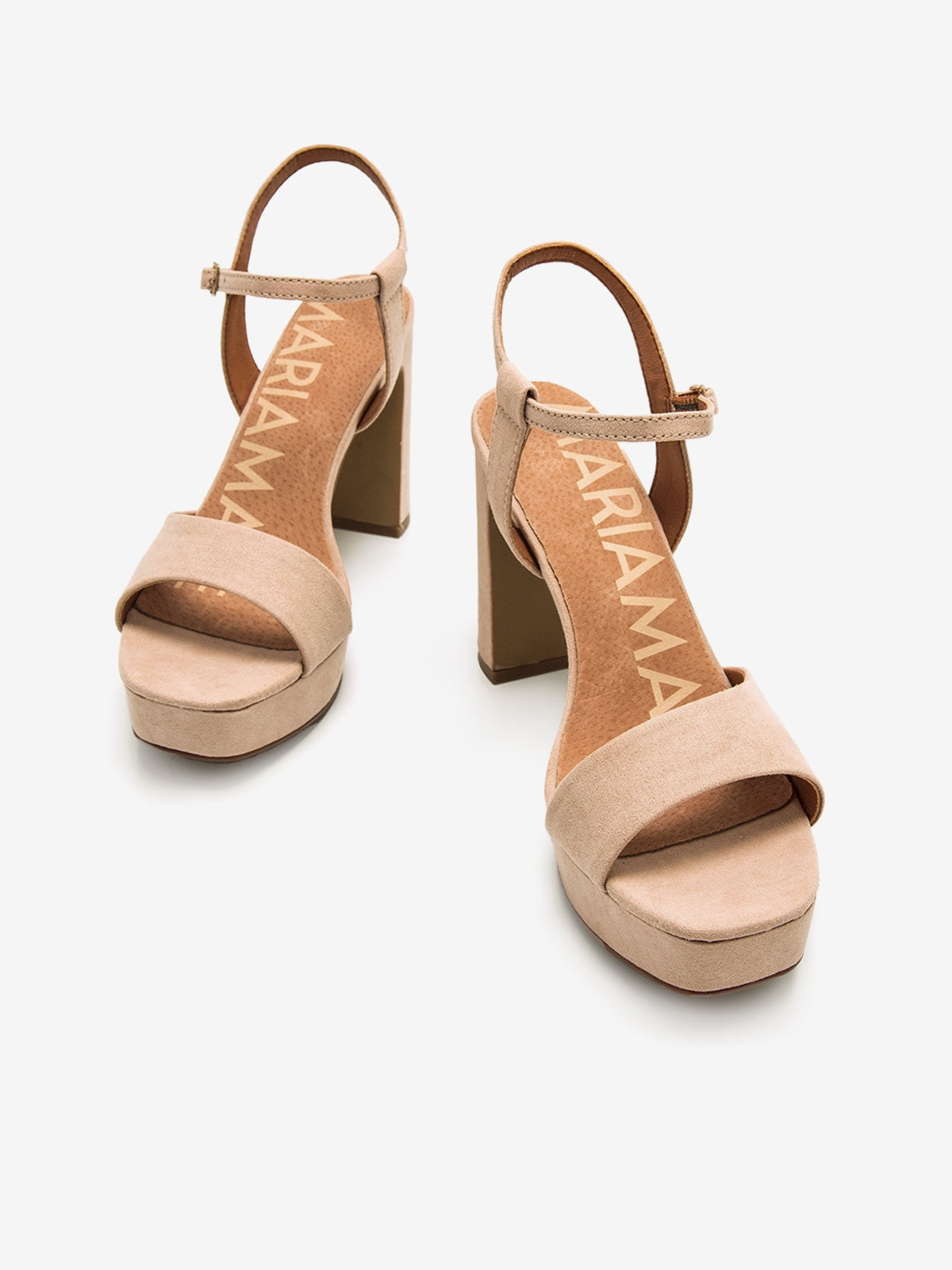 sandalias de tacón Mujer Sandalias de tacón rosa 06