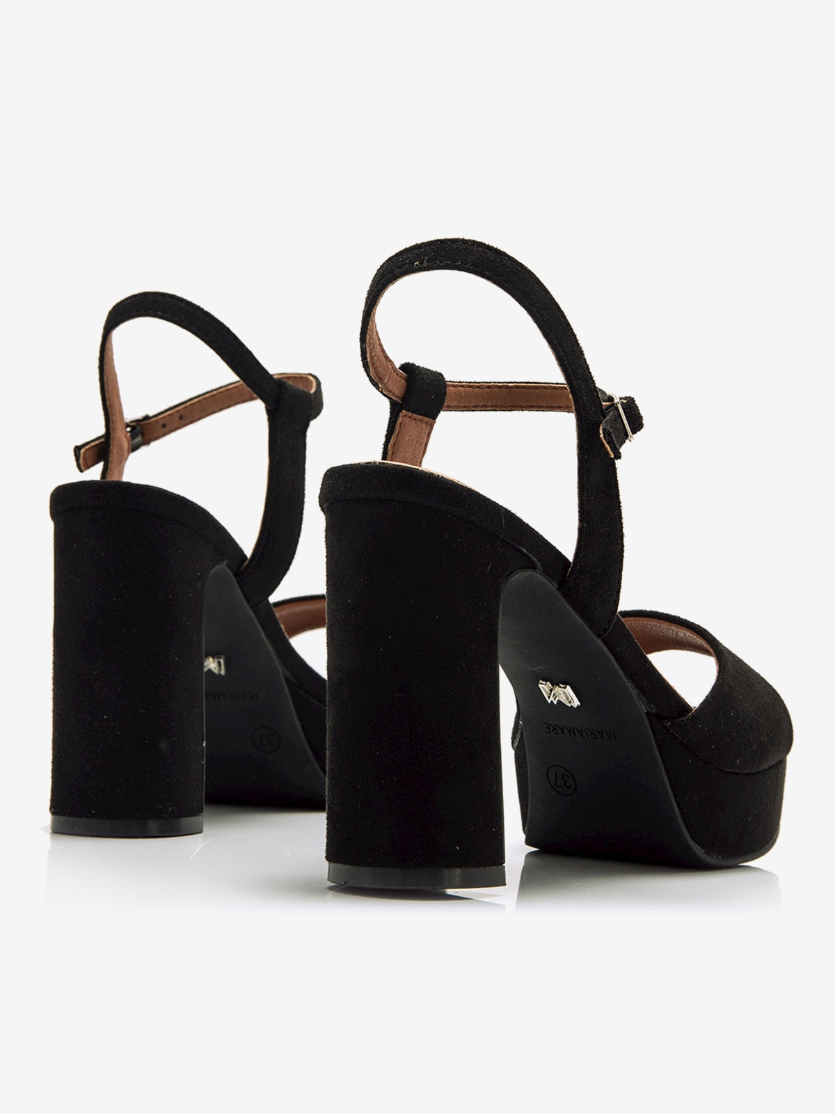 sandalias de tacón Mujer Sandalias de tacón negro 07