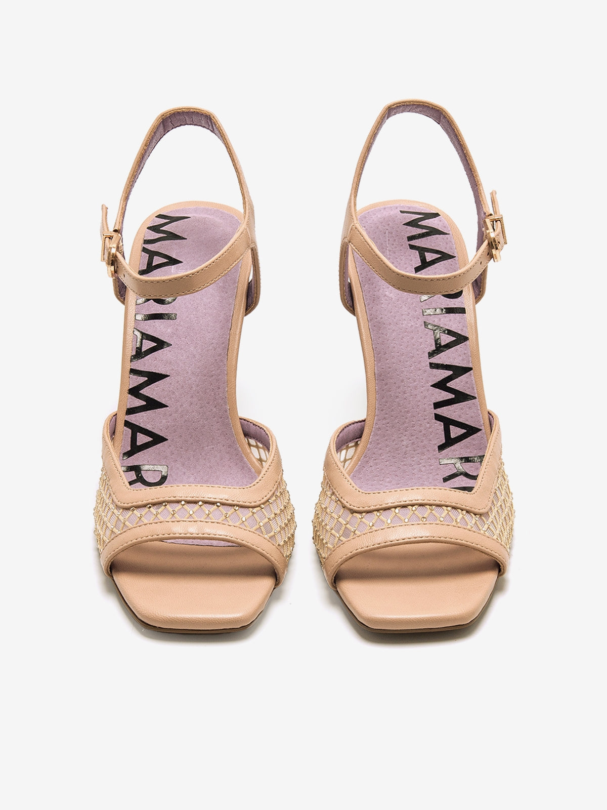 sandalias de tacón Mujer Sandalias de tacón rosa 04