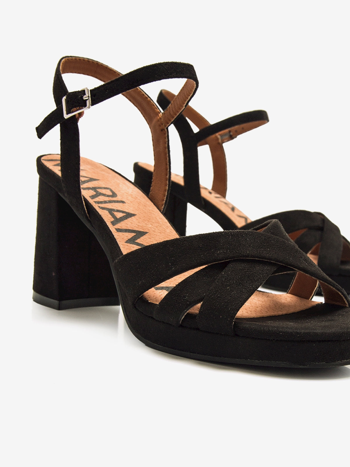 sandalias de tacón Mujer Sandalias de tacón negro 04