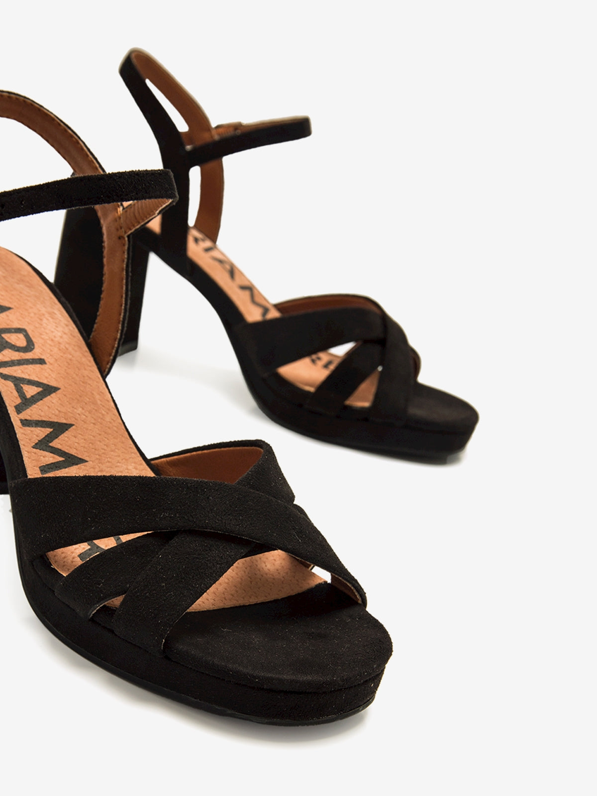 sandalias de tacón Mujer Sandalias de tacón negro 06