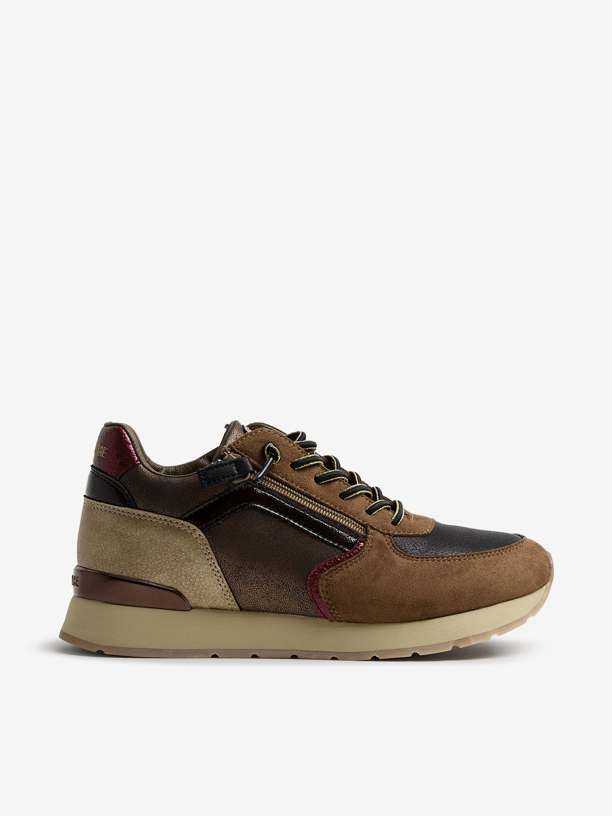 zapatillas Mujer Deportivas de mujer marron 01
