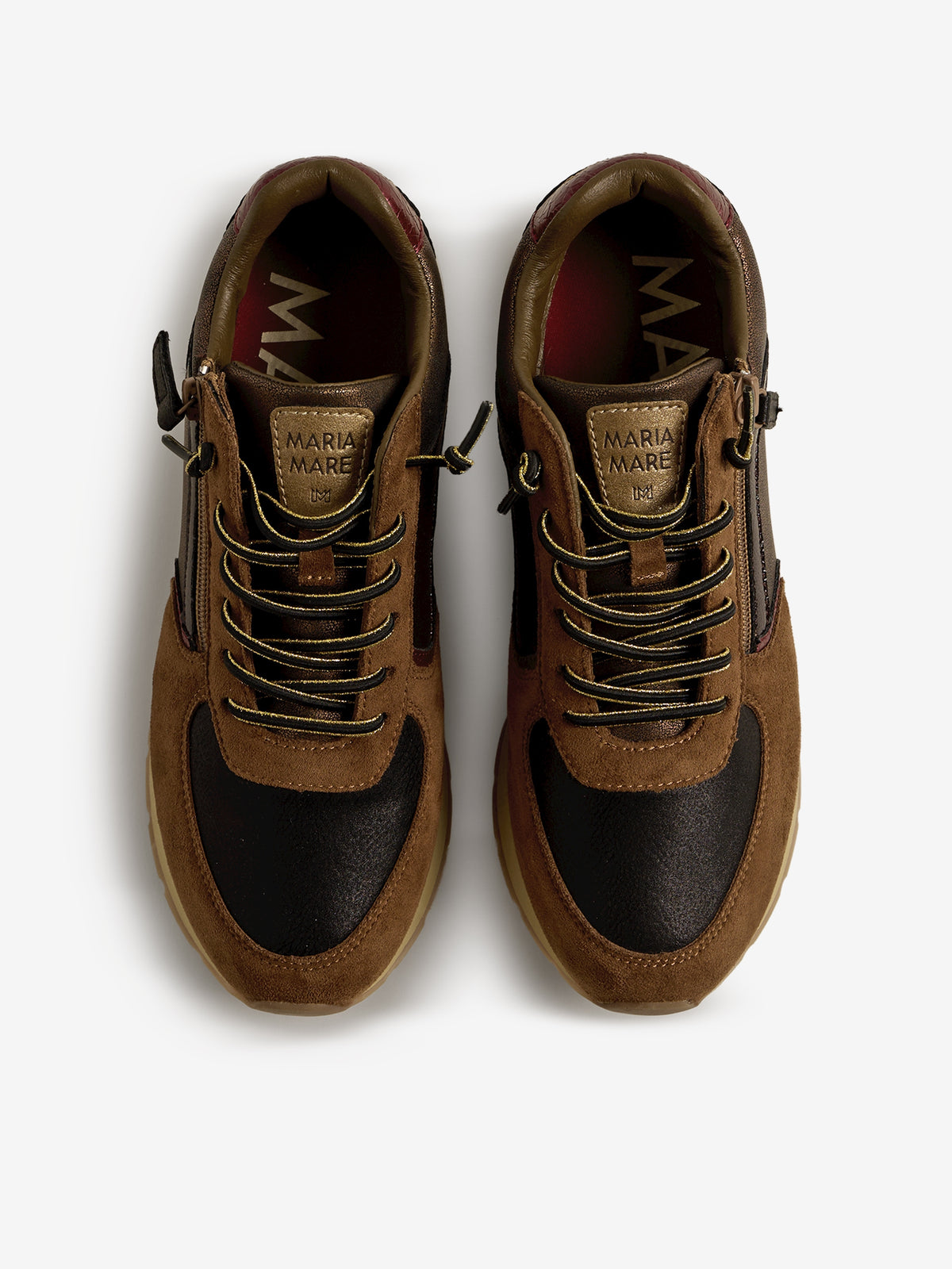 zapatillas Mujer Deportivas de mujer marron 02