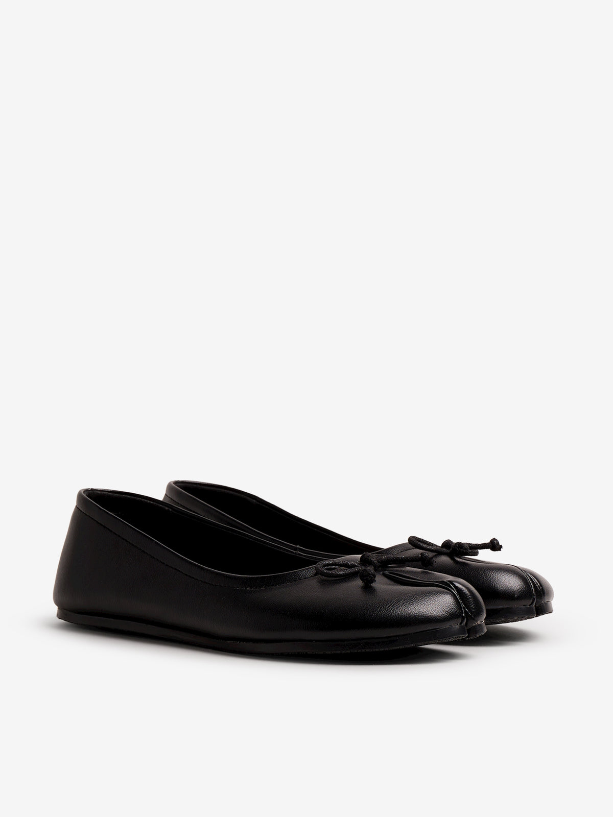 zapatos planos Mujer Bailarina negro 04